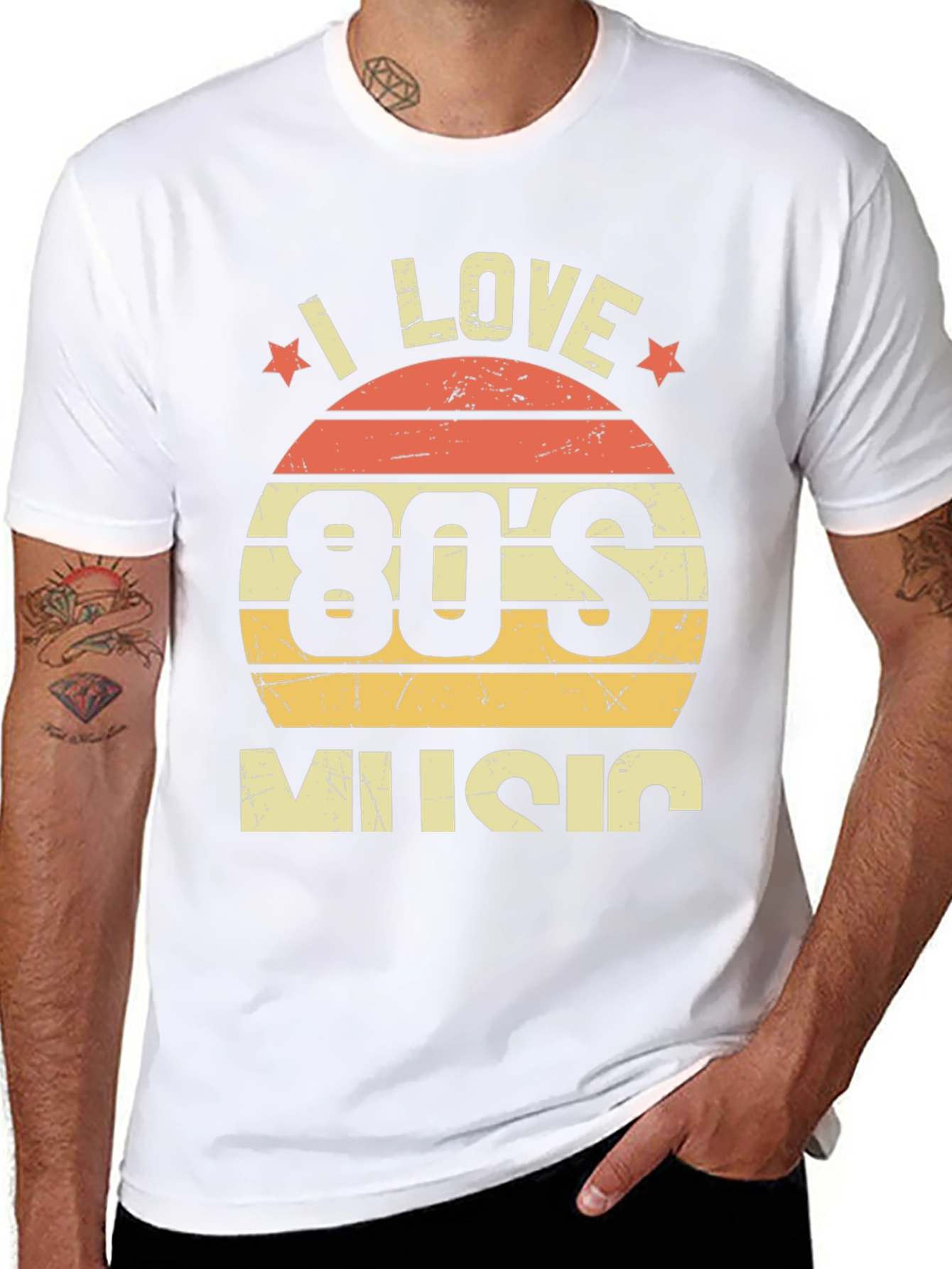 I Love 80s Music Retro T-Shirt