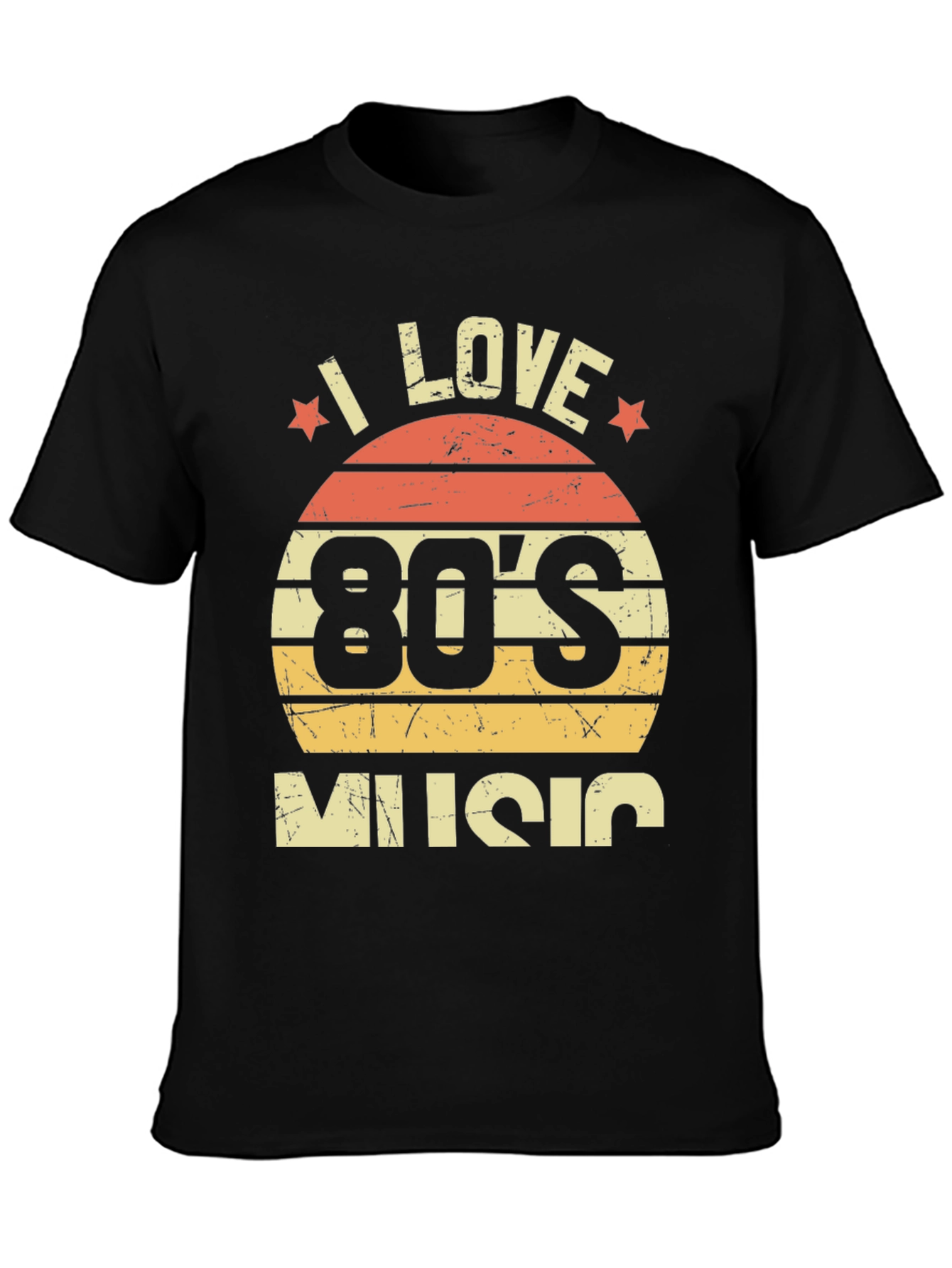 I Love 80s Music Retro T-Shirt