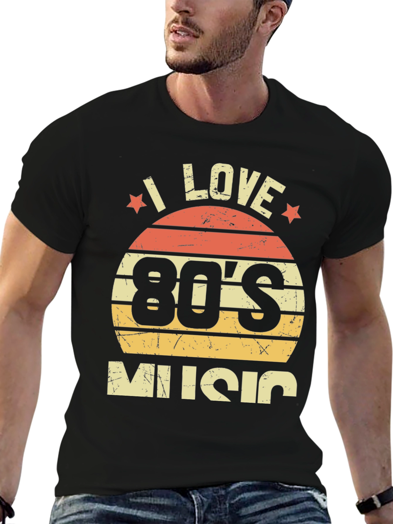 I Love 80s Music Retro T-Shirt