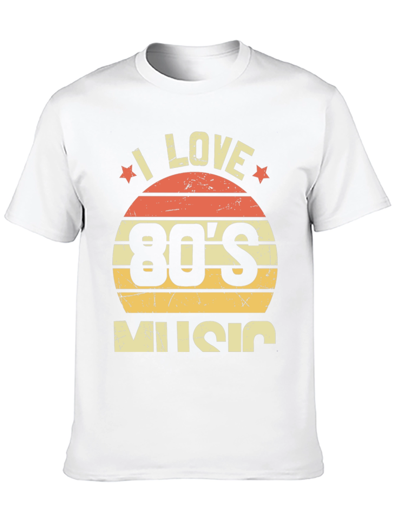 I Love 80s Music Retro T-Shirt