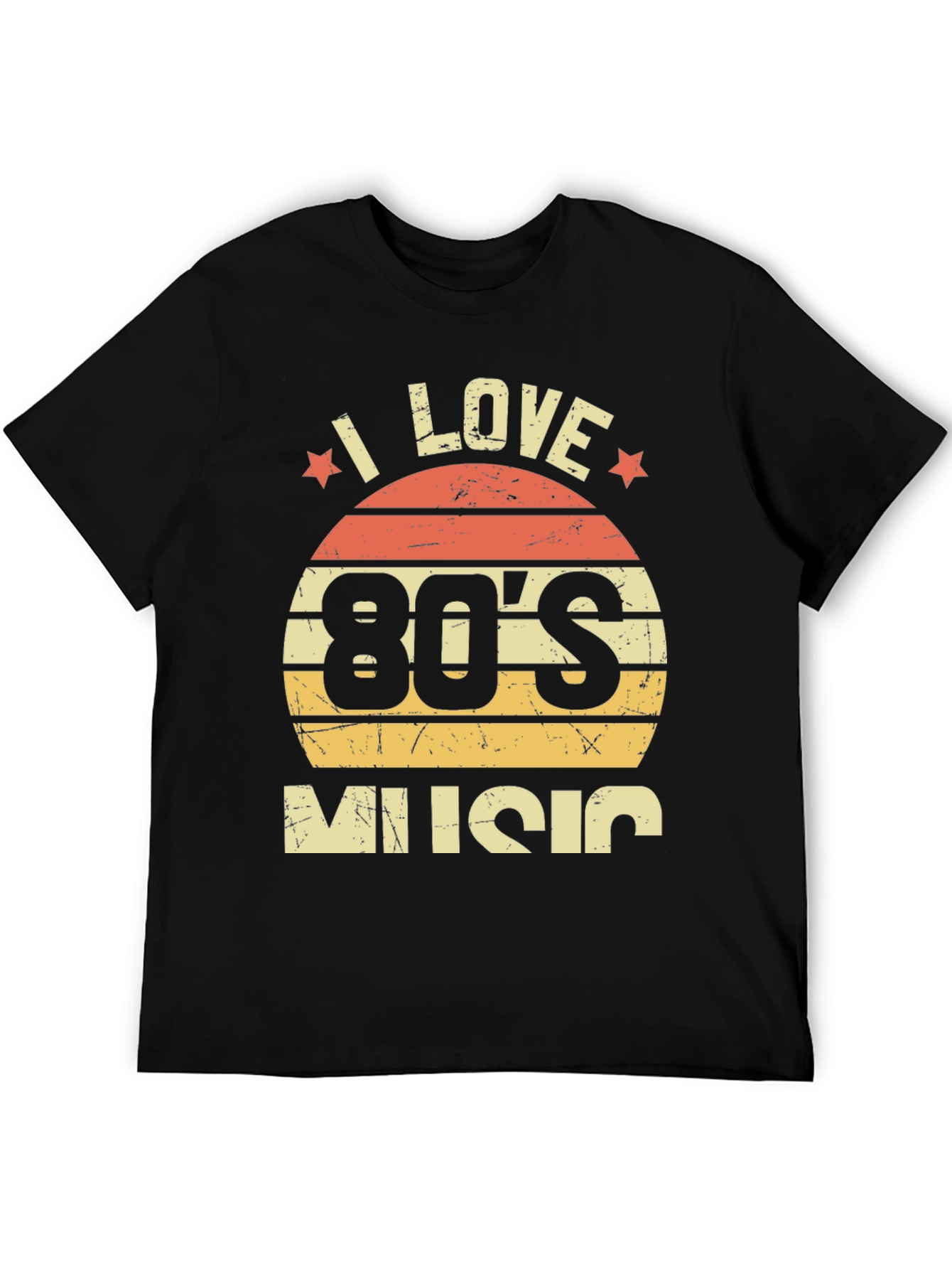 I Love 80s Music Retro T-Shirt