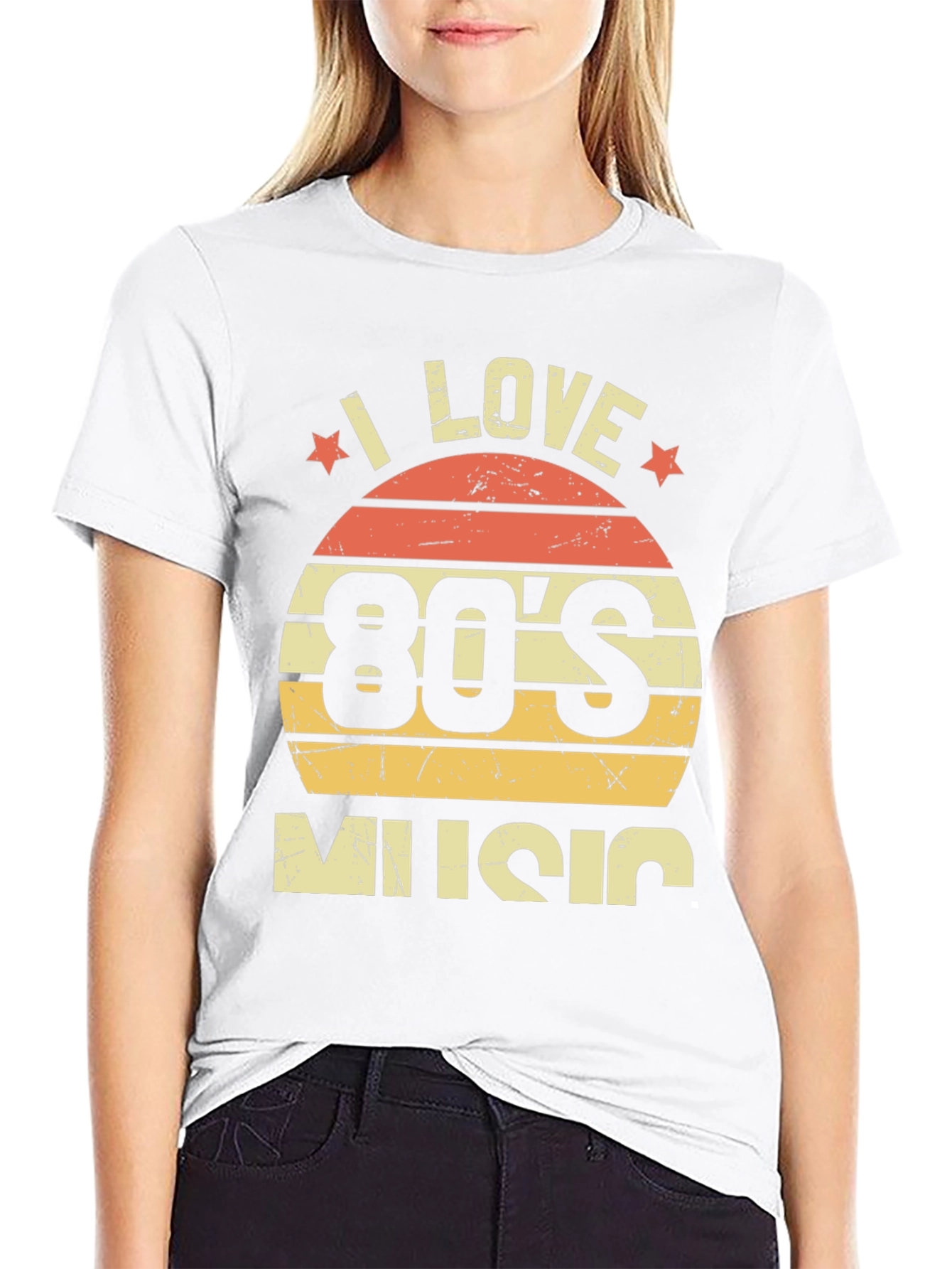 I Love 80s Music Retro T-Shirt
