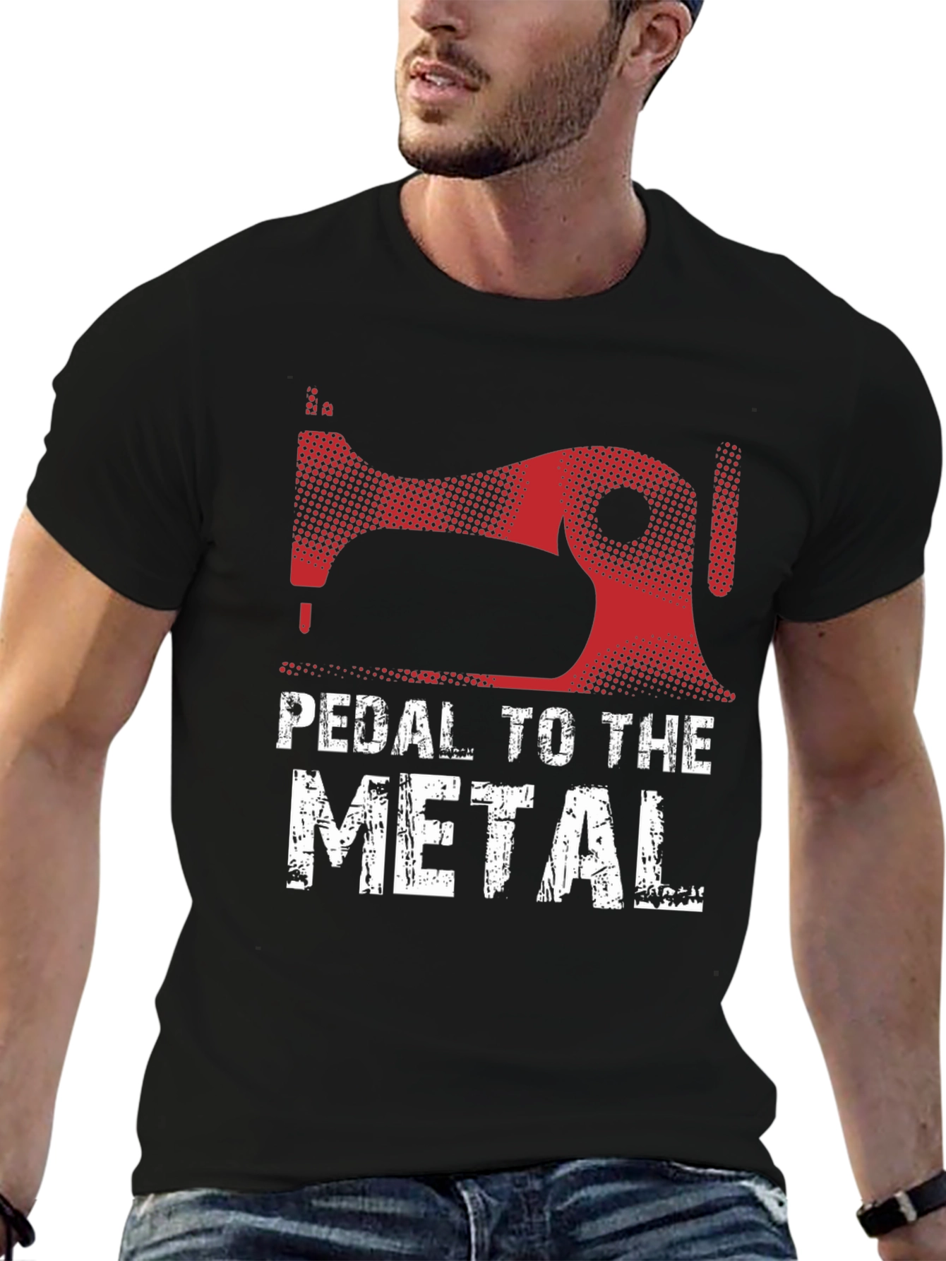 Pedal to the Metal Sewing T-Shirt