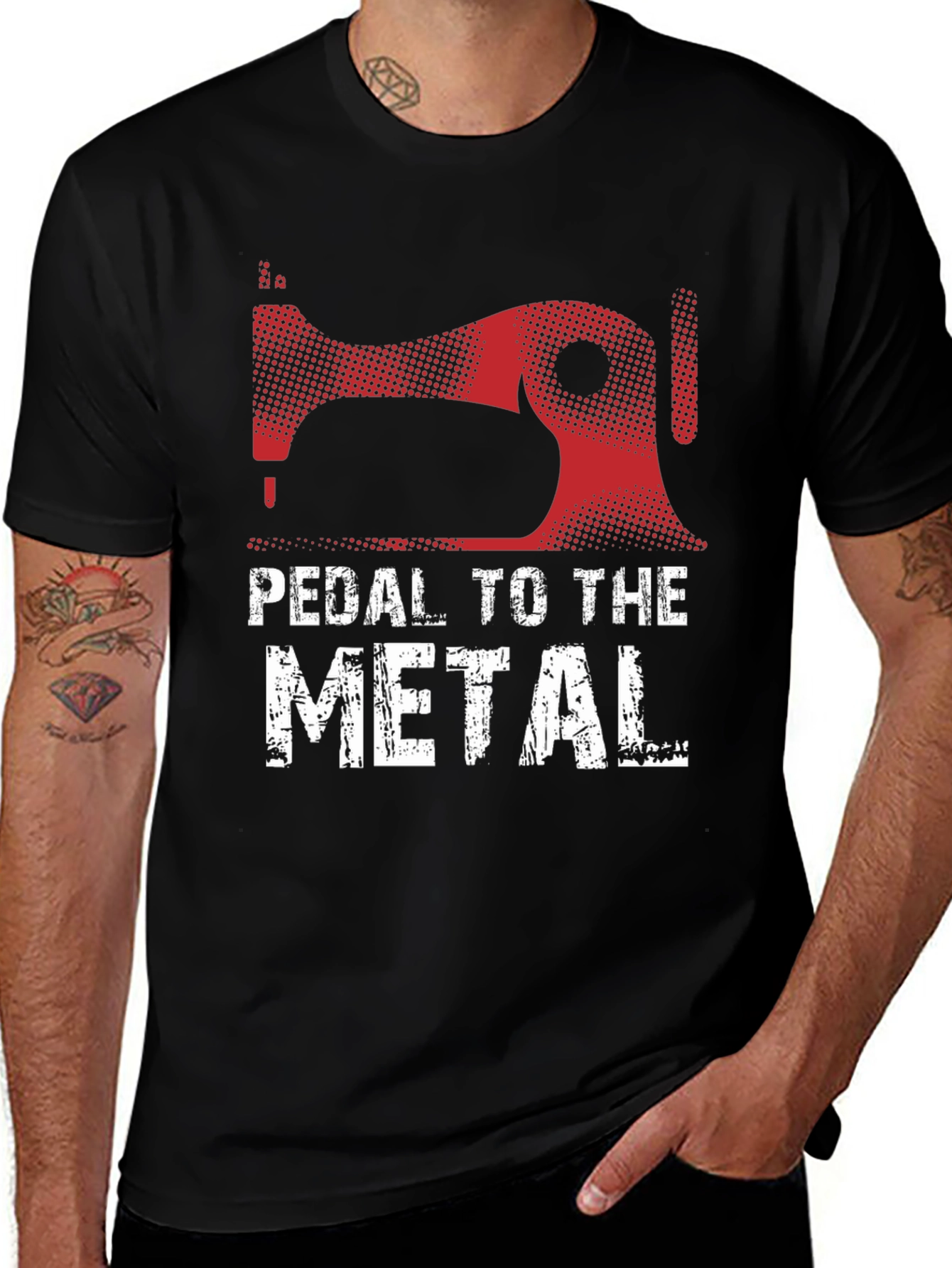 Pedal to the Metal Sewing T-Shirt