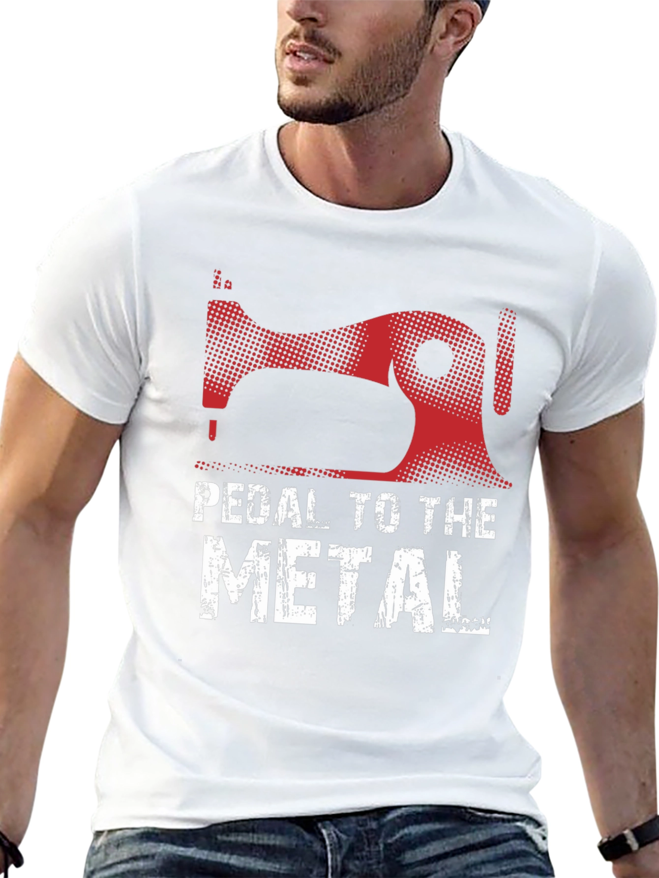 Pedal to the Metal Sewing T-Shirt