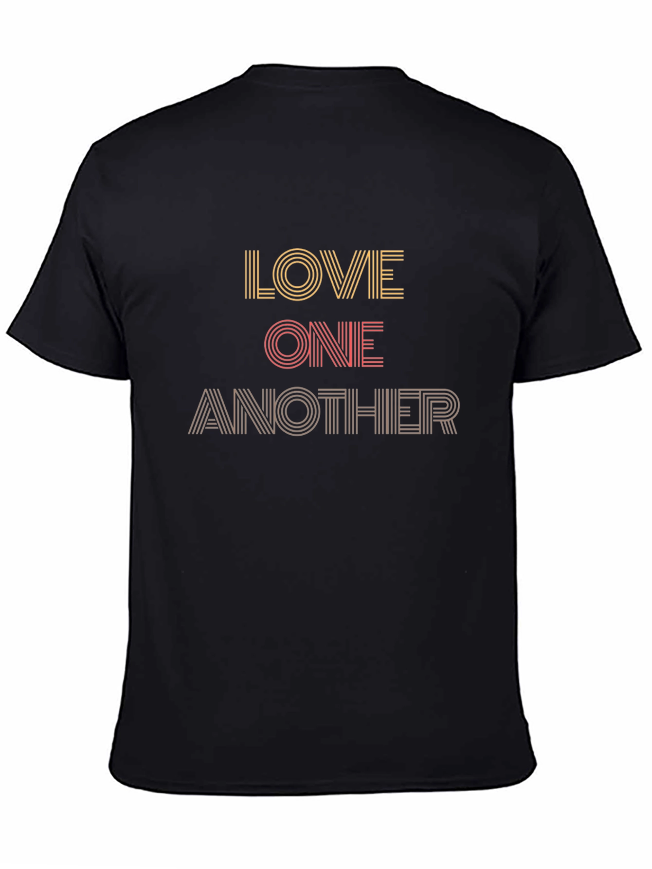Love One Another Black T-Shirt
