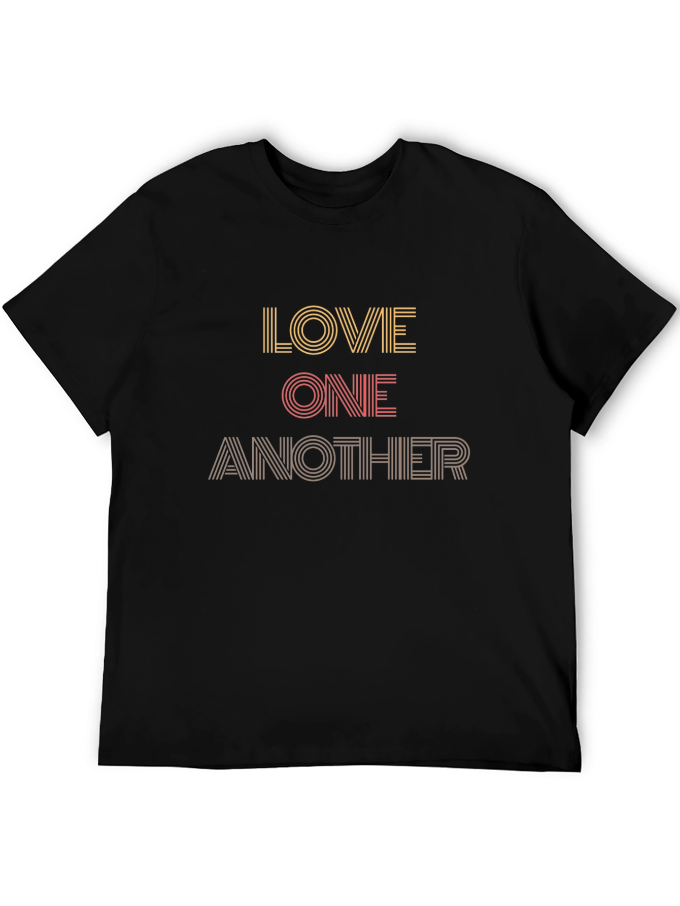 Love One Another Black T-Shirt