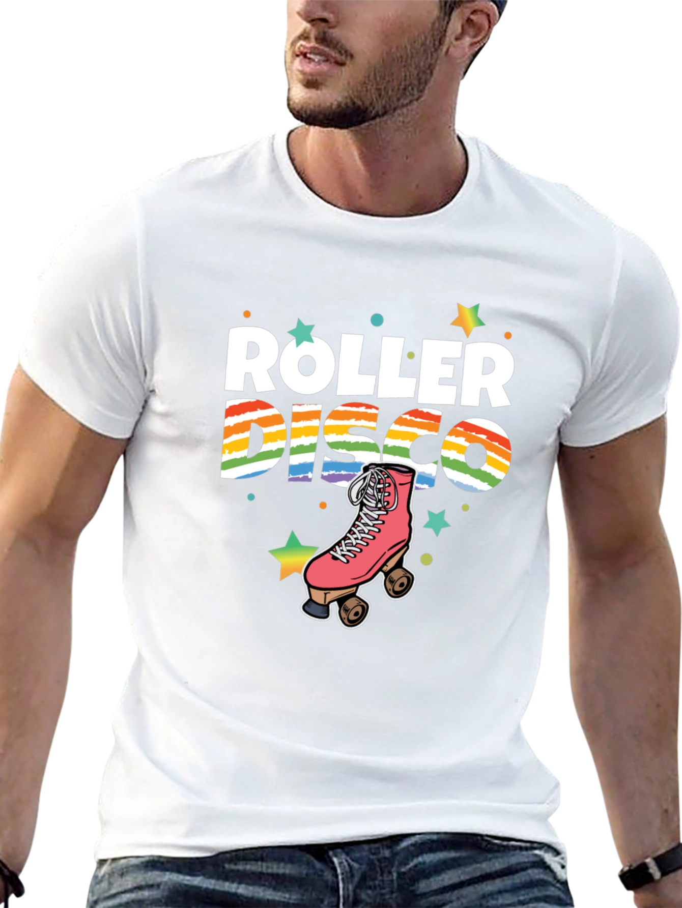 Roller Disco Graphic Tee - Retro Skate T-Shirt