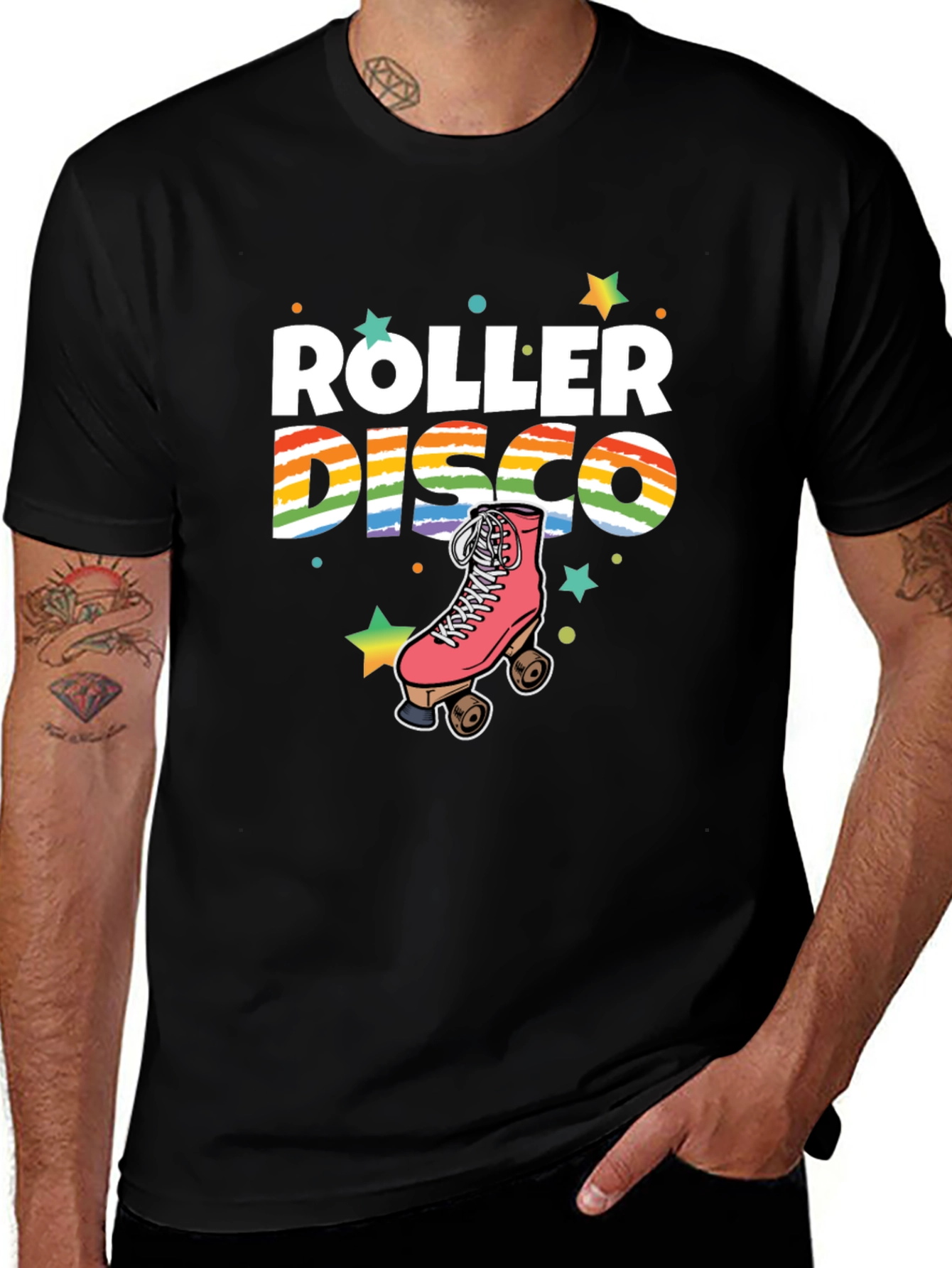 Roller Disco Graphic Tee - Retro Skate T-Shirt