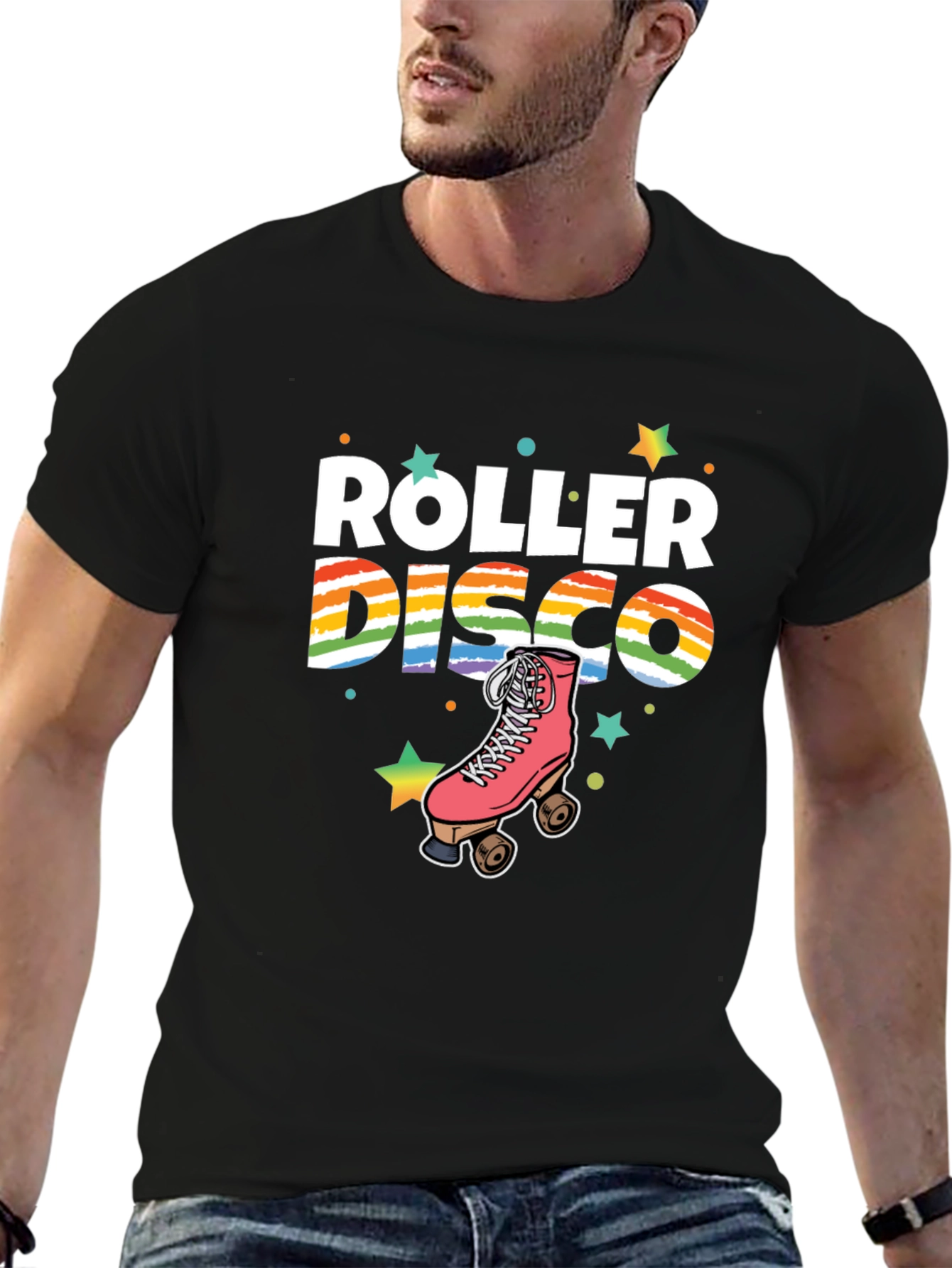 Roller Disco Graphic Tee - Retro Skate T-Shirt