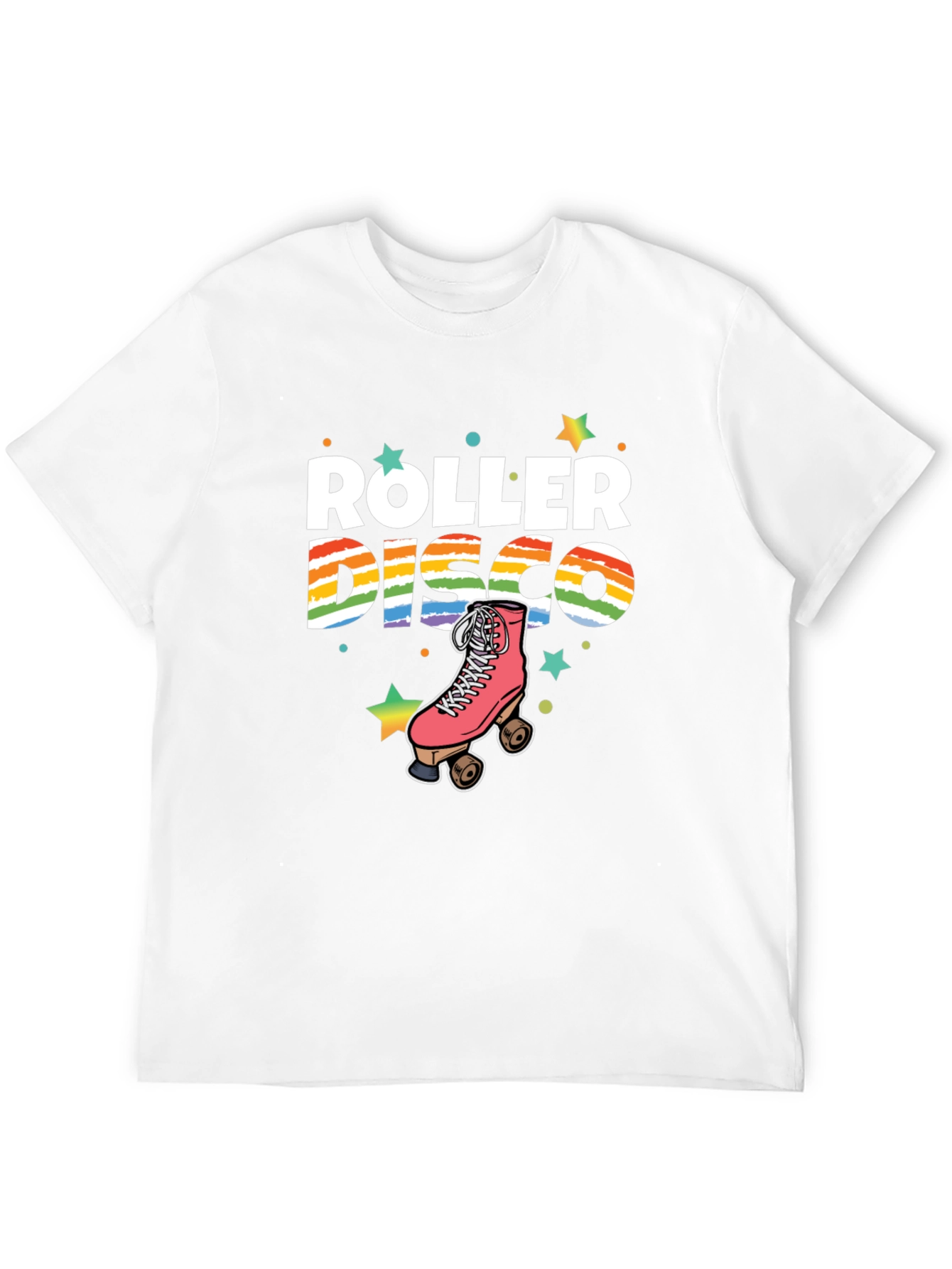 Roller Disco Graphic Tee - Retro Skate T-Shirt