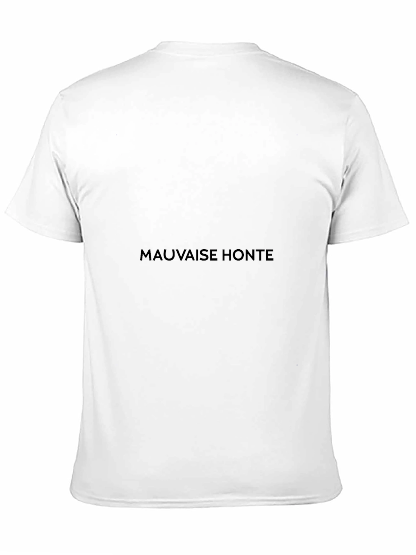 Mauvaise Honte Graphic Tee - Soft Black Cotton T-Shirt