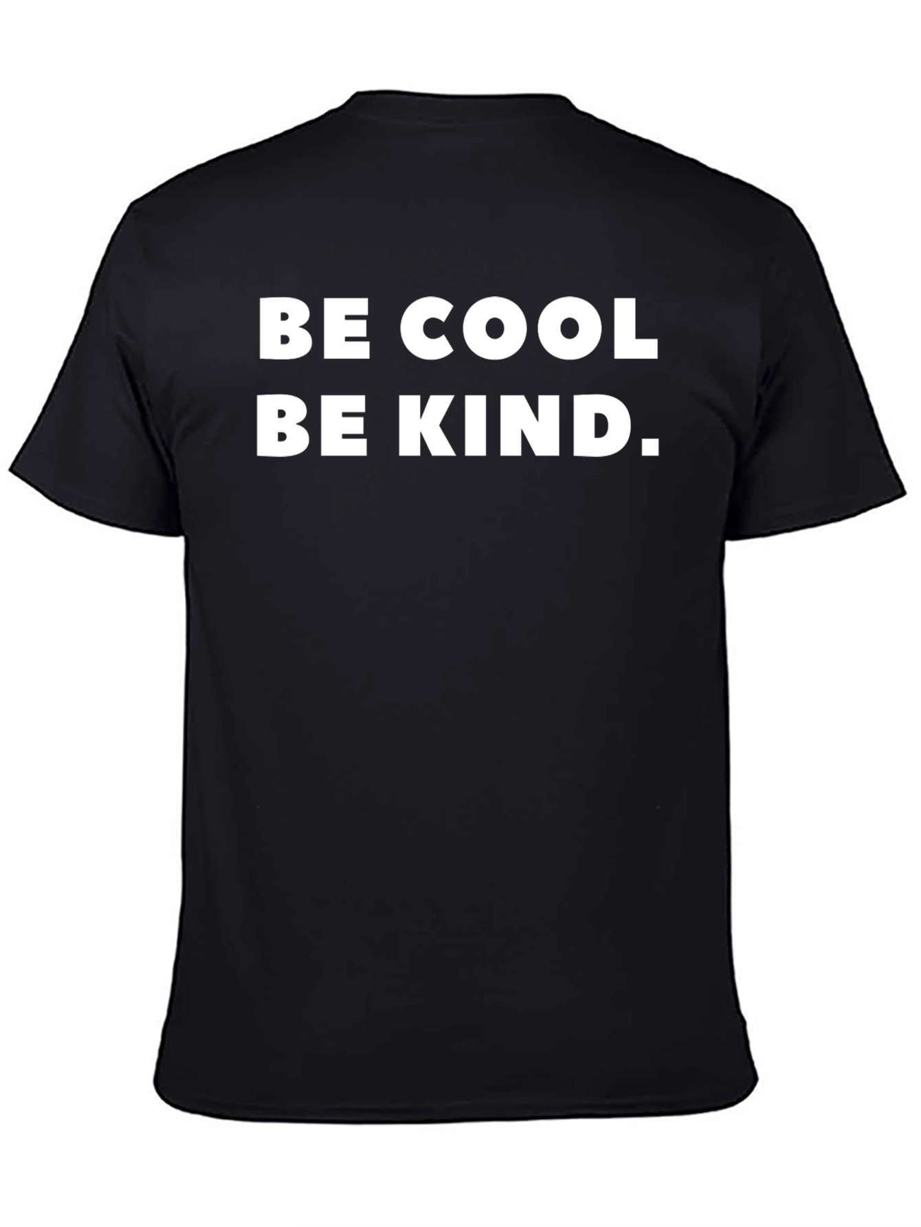 Be Cool Be Kind Black T-Shirt
