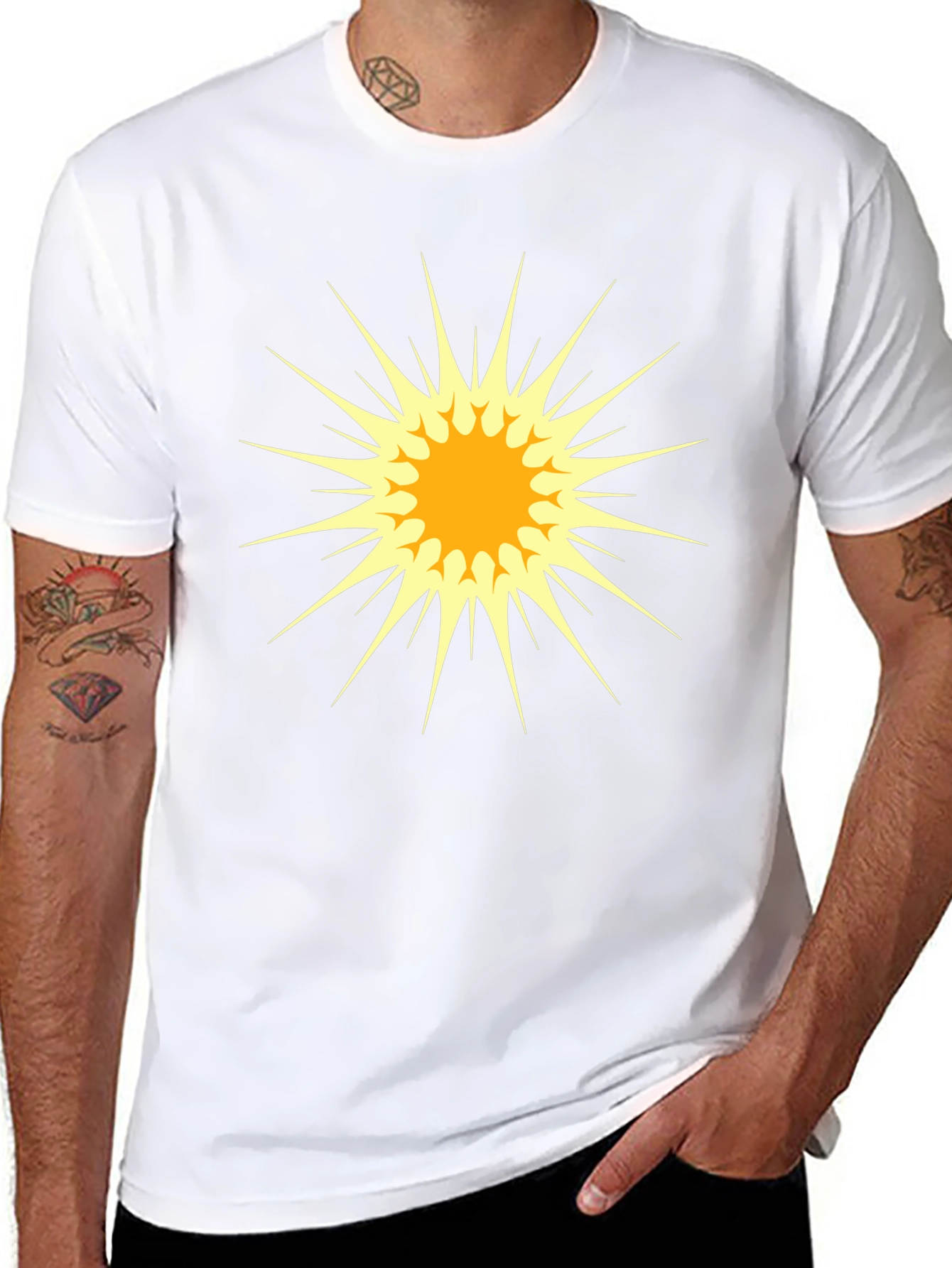 Exploding Star Graphic Tee - Cool Casual Comfort