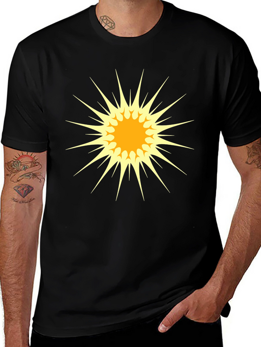 Exploding Star Graphic Tee - Cool Casual Comfort