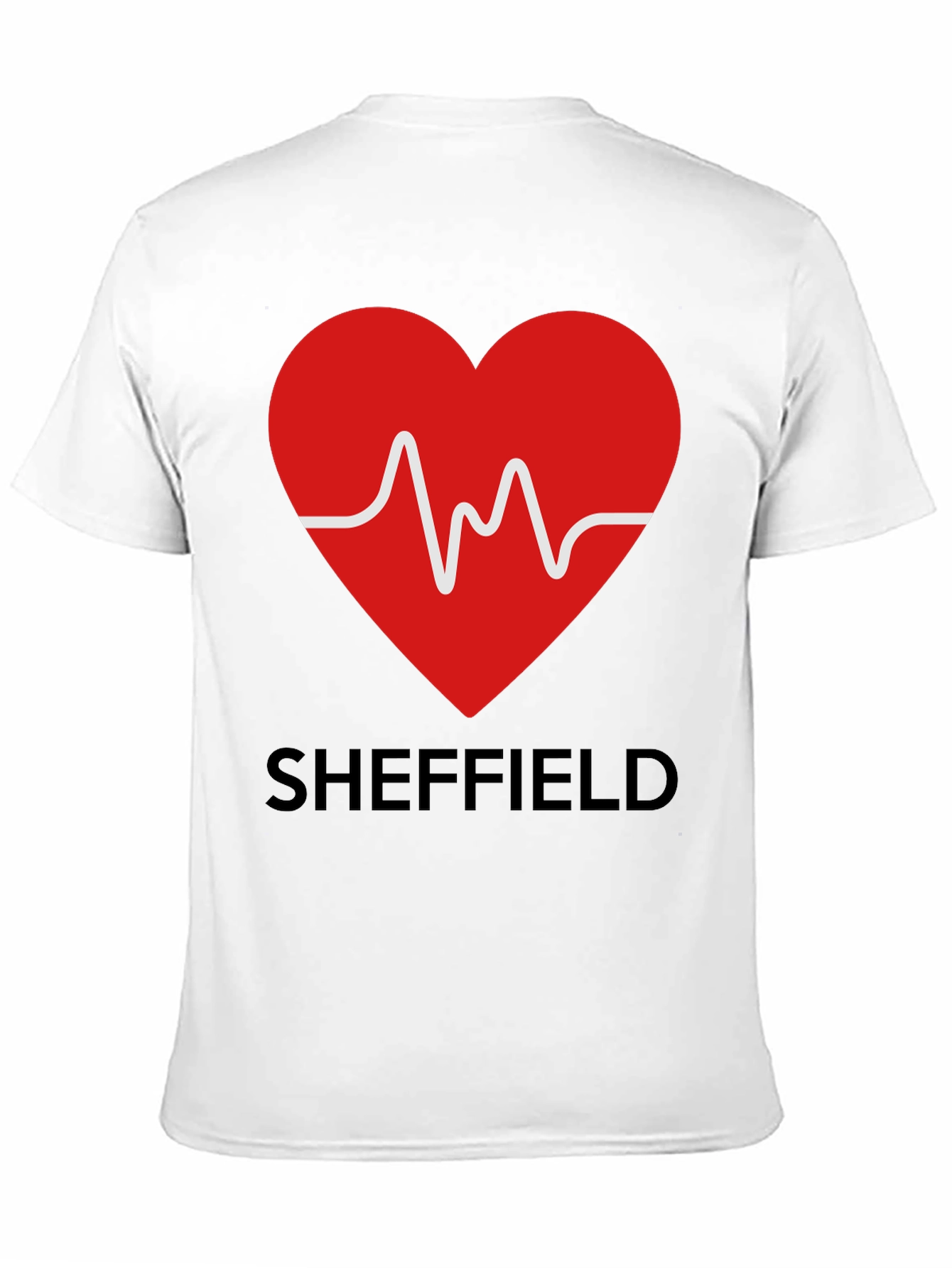 Sheffield Heartbeat Graphic Tee - Stylish City Pride