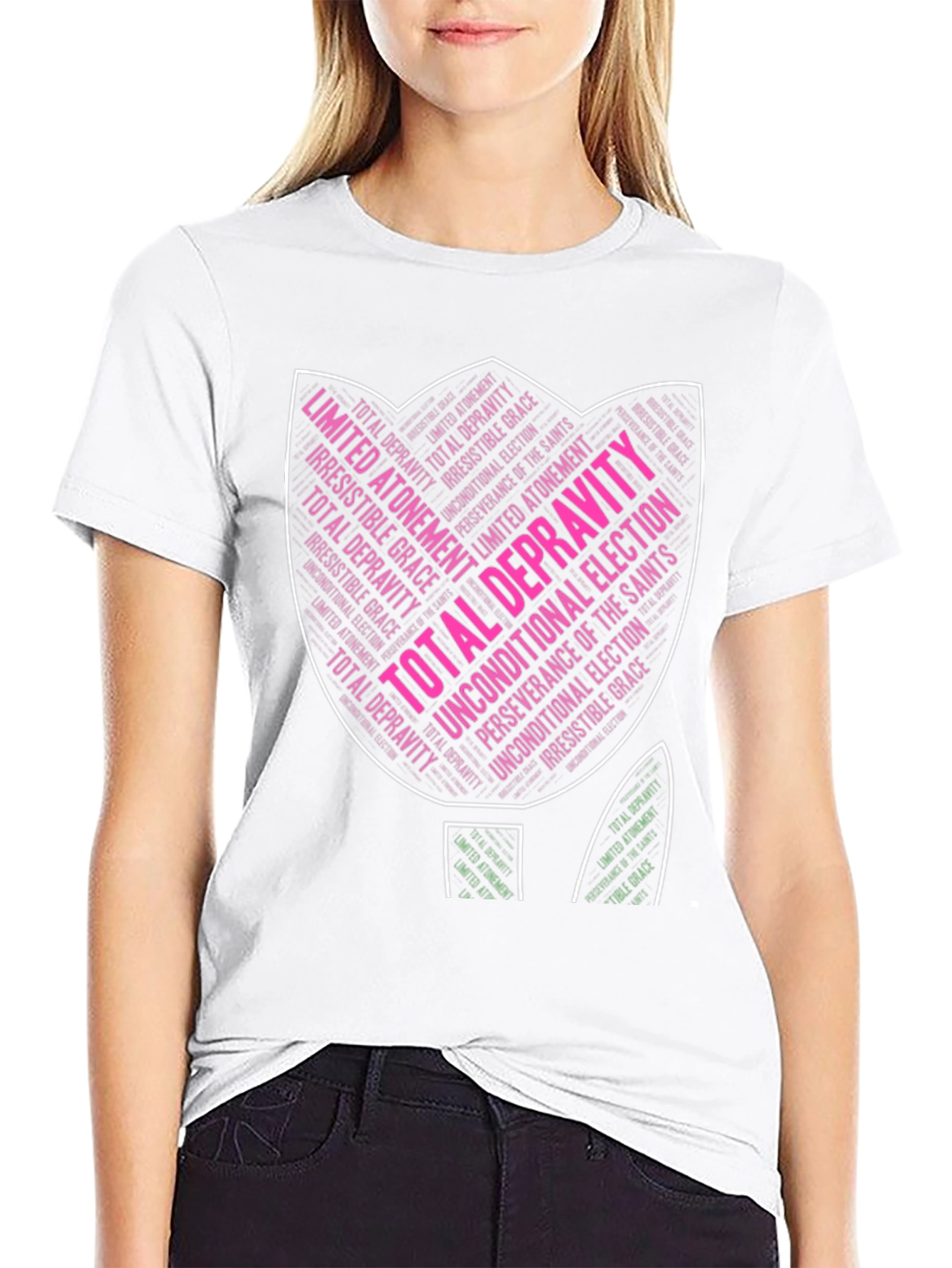 Theology Tulip T-Shirt - Calvinism Design