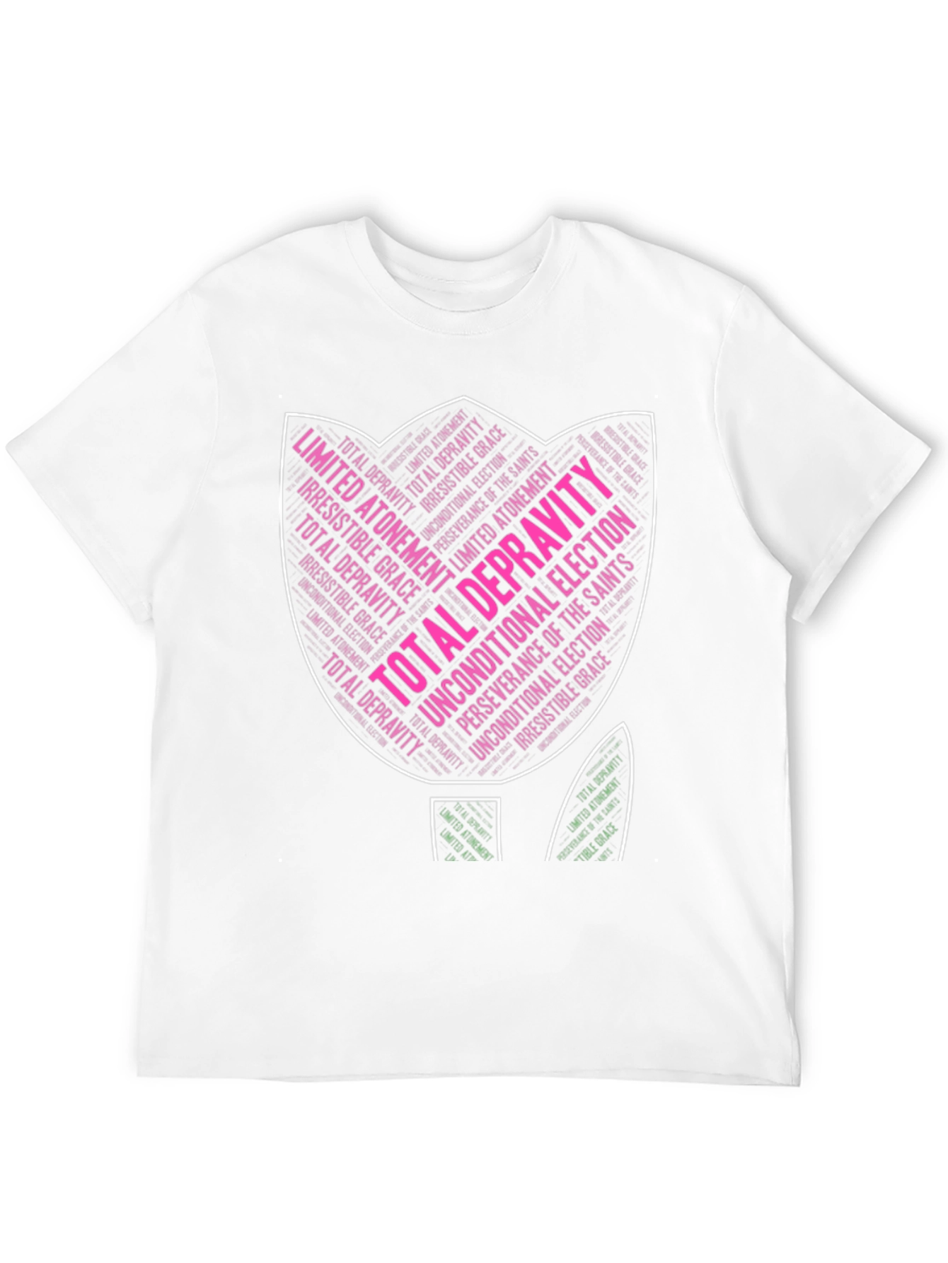 Theology Tulip T-Shirt - Calvinism Design