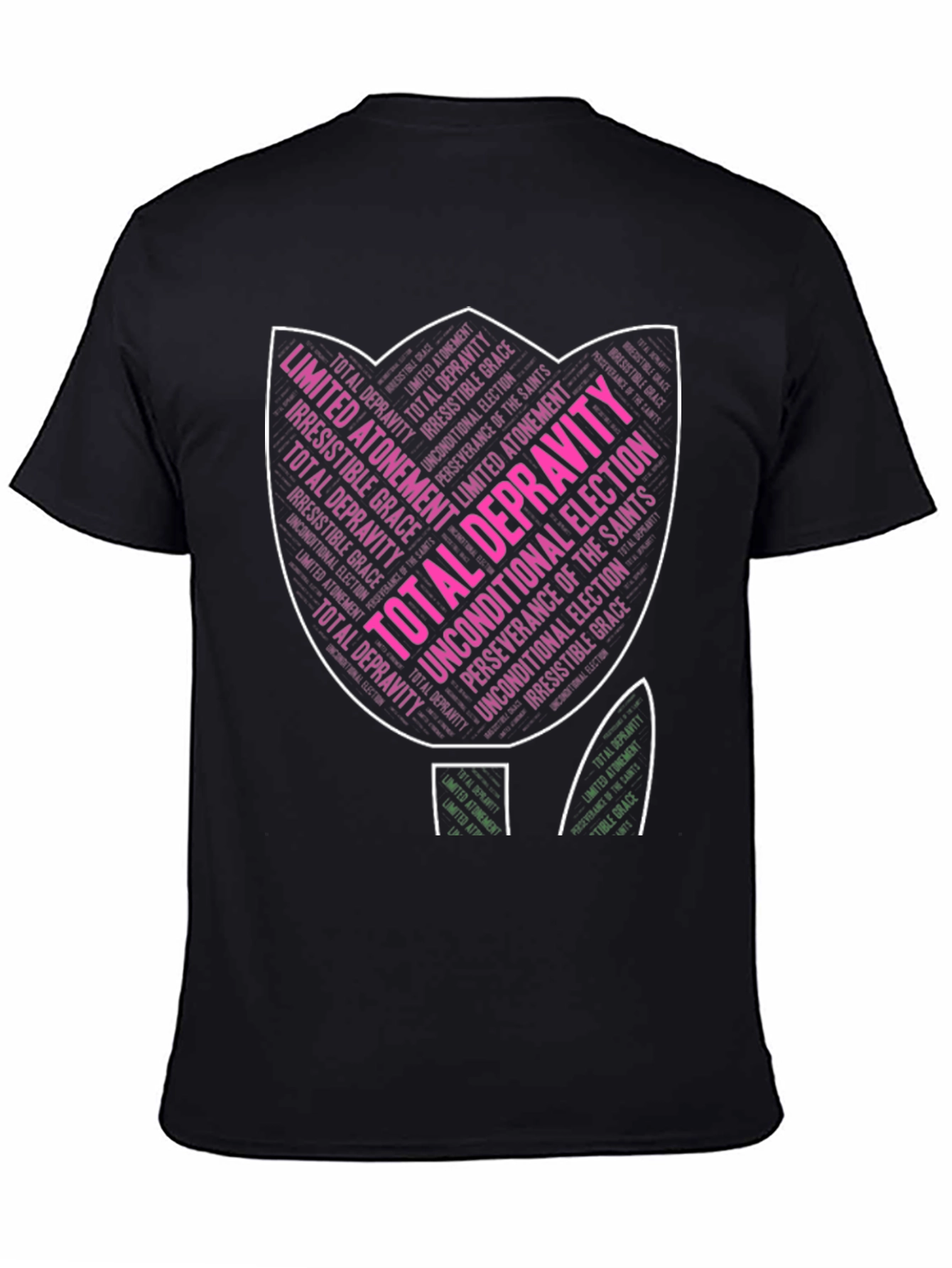 Theology Tulip T-Shirt - Calvinism Design