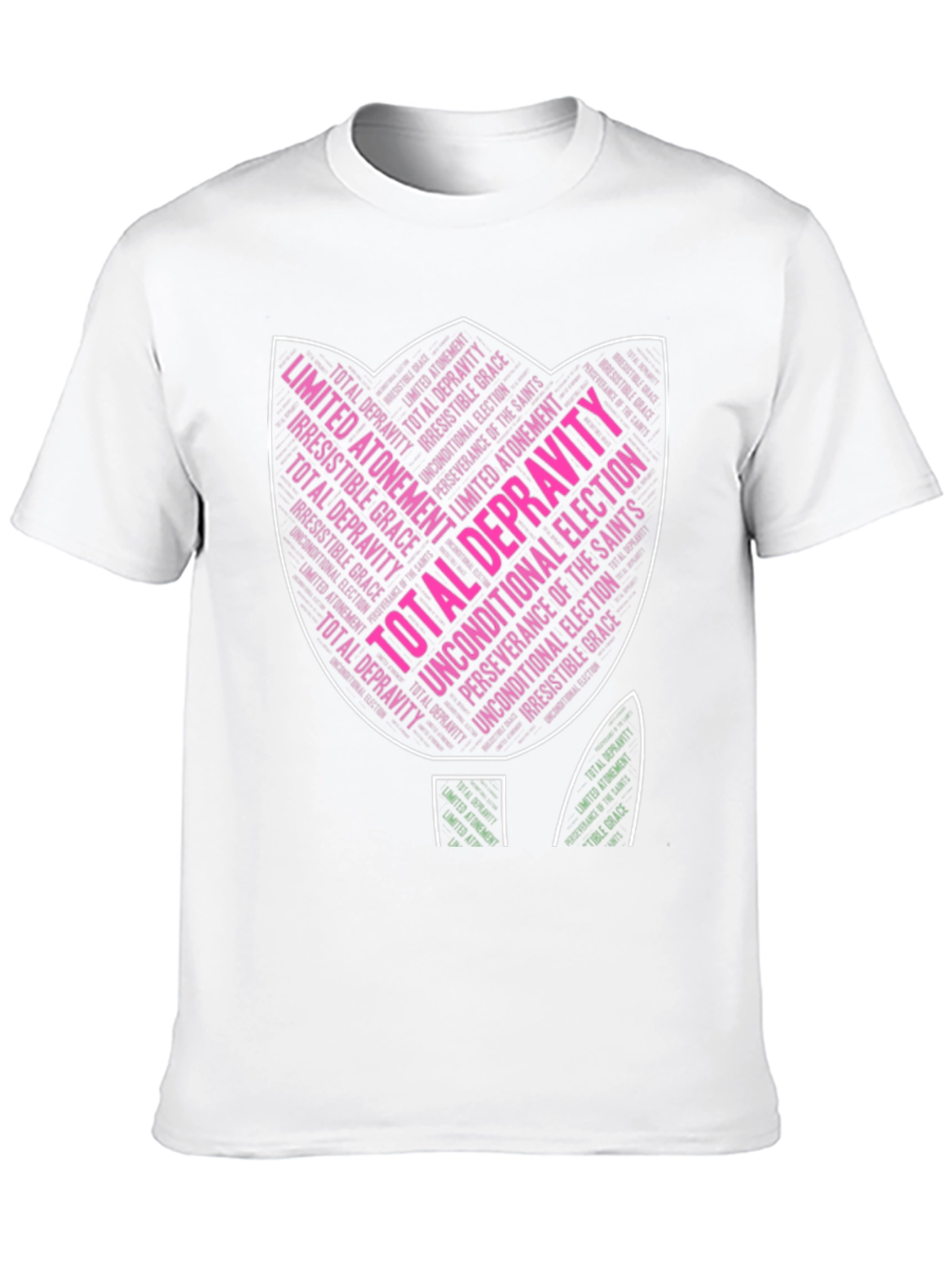 Theology Tulip T-Shirt - Calvinism Design