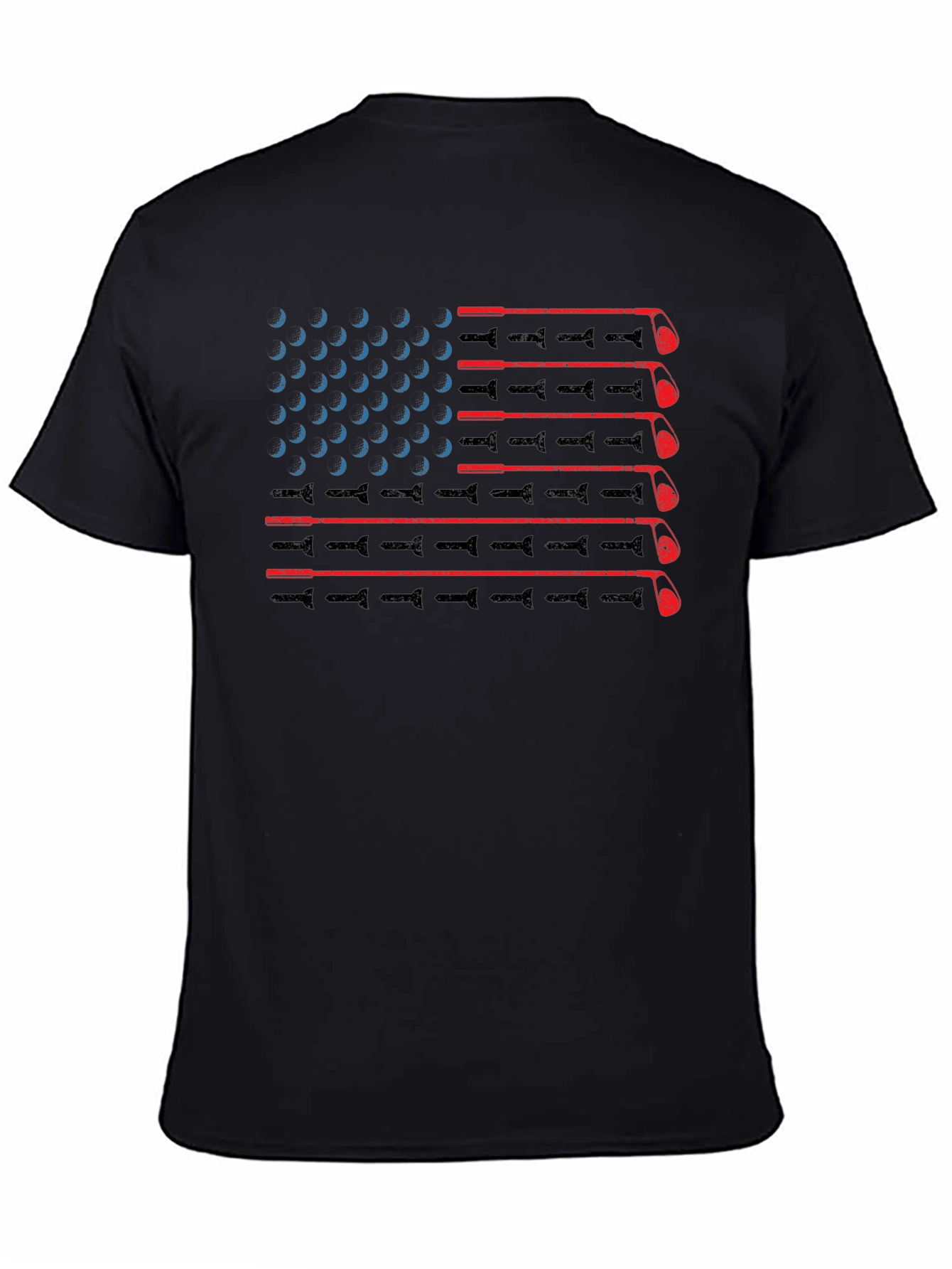 Golf American Flag T-Shirt