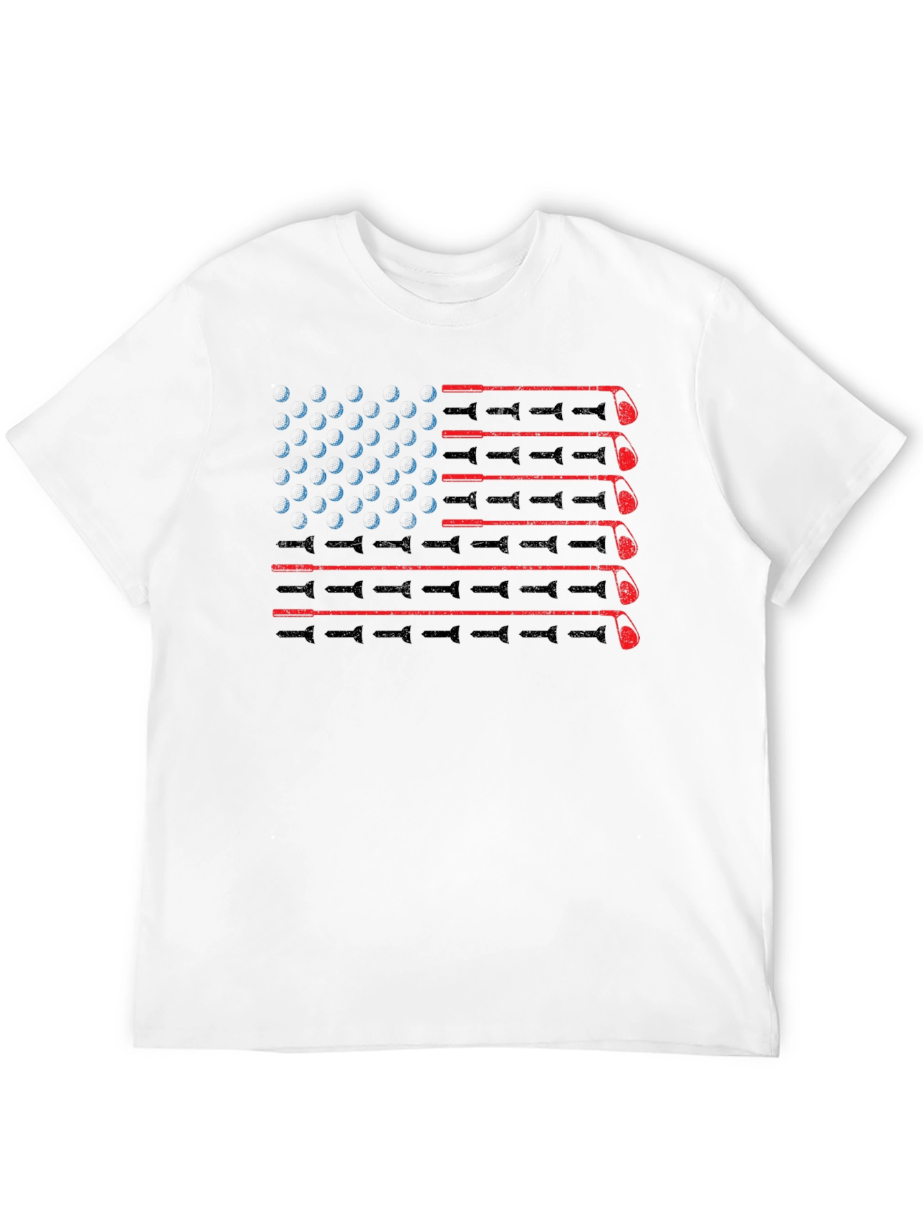Golf American Flag T-Shirt