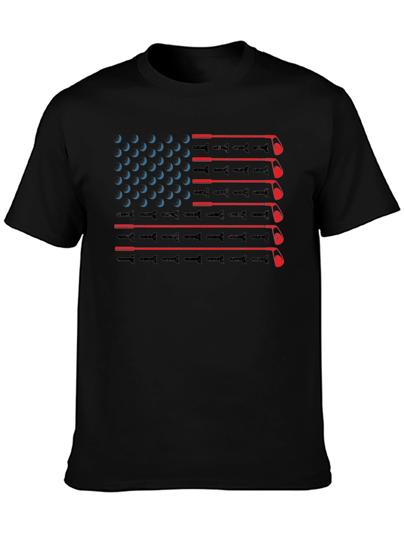 Golf American Flag T-Shirt