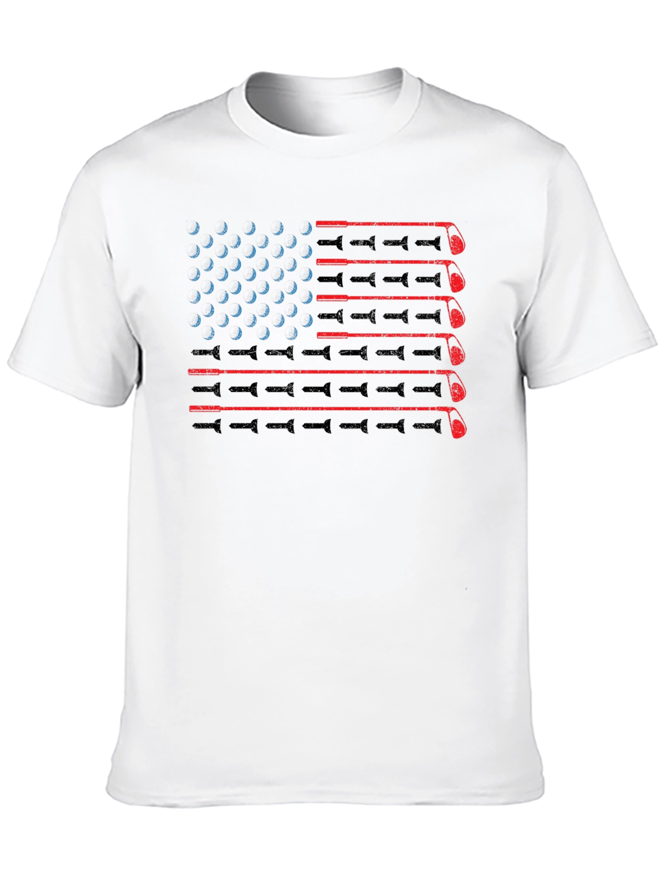 Golf American Flag T-Shirt