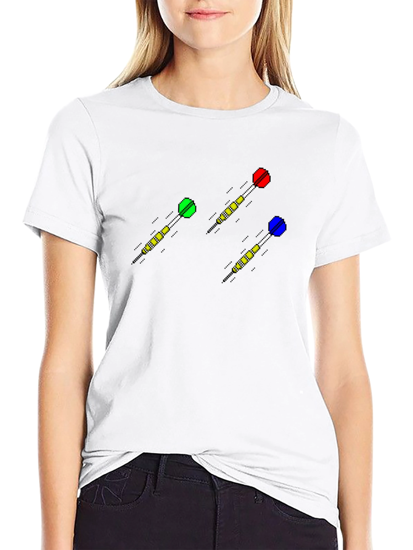 Pixel Dart T-Shirt: Retro Gaming Throwback