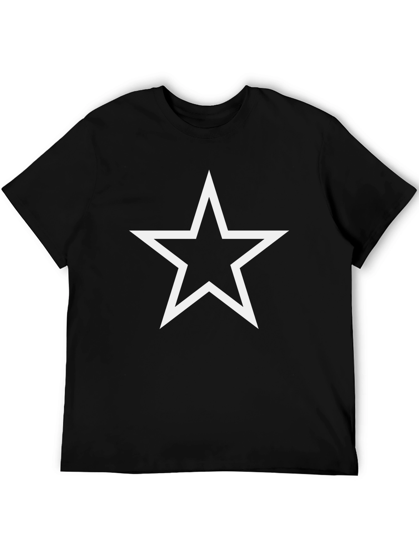 Star Graphic Black T-Shirt - Casual Style