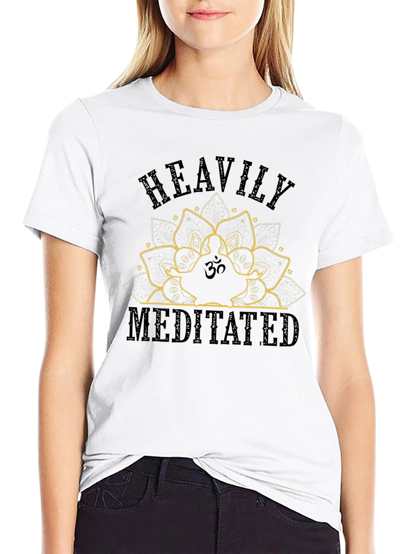 Heavily Meditated Yoga Tee