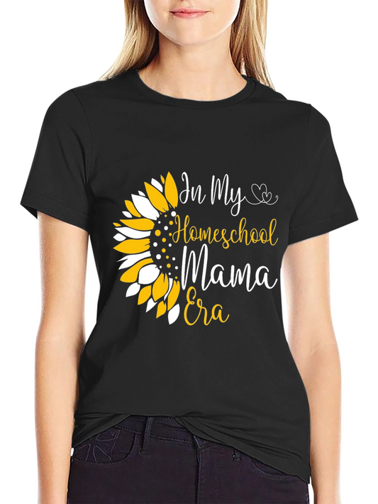 Homeschool Mama Era Sunflower Graphic Tee