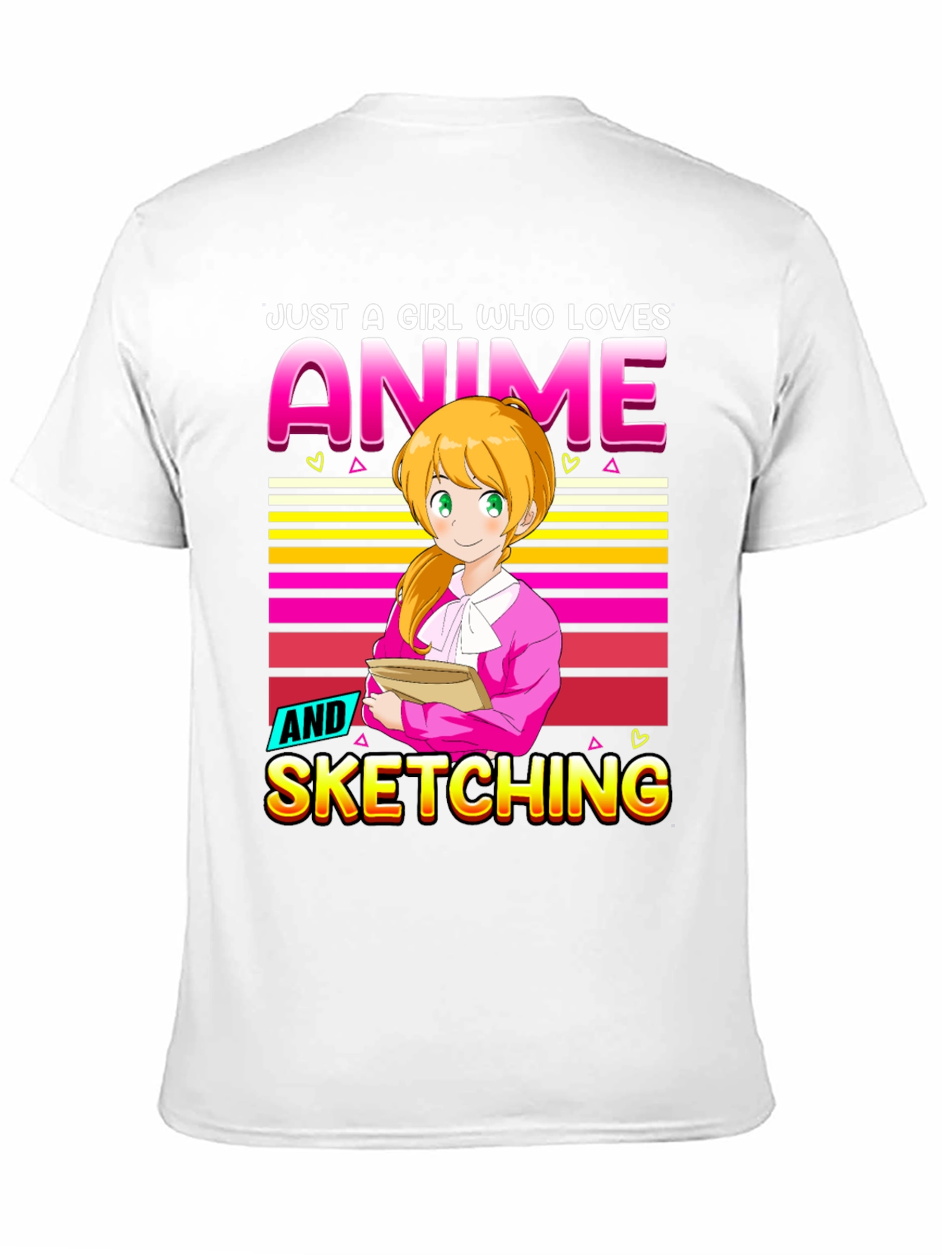 Anime & Sketching Graphic T-Shirt