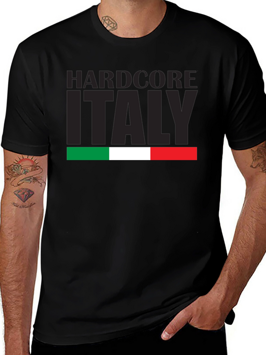 Hardcore Italy T-Shirt - Italian Pride Tee