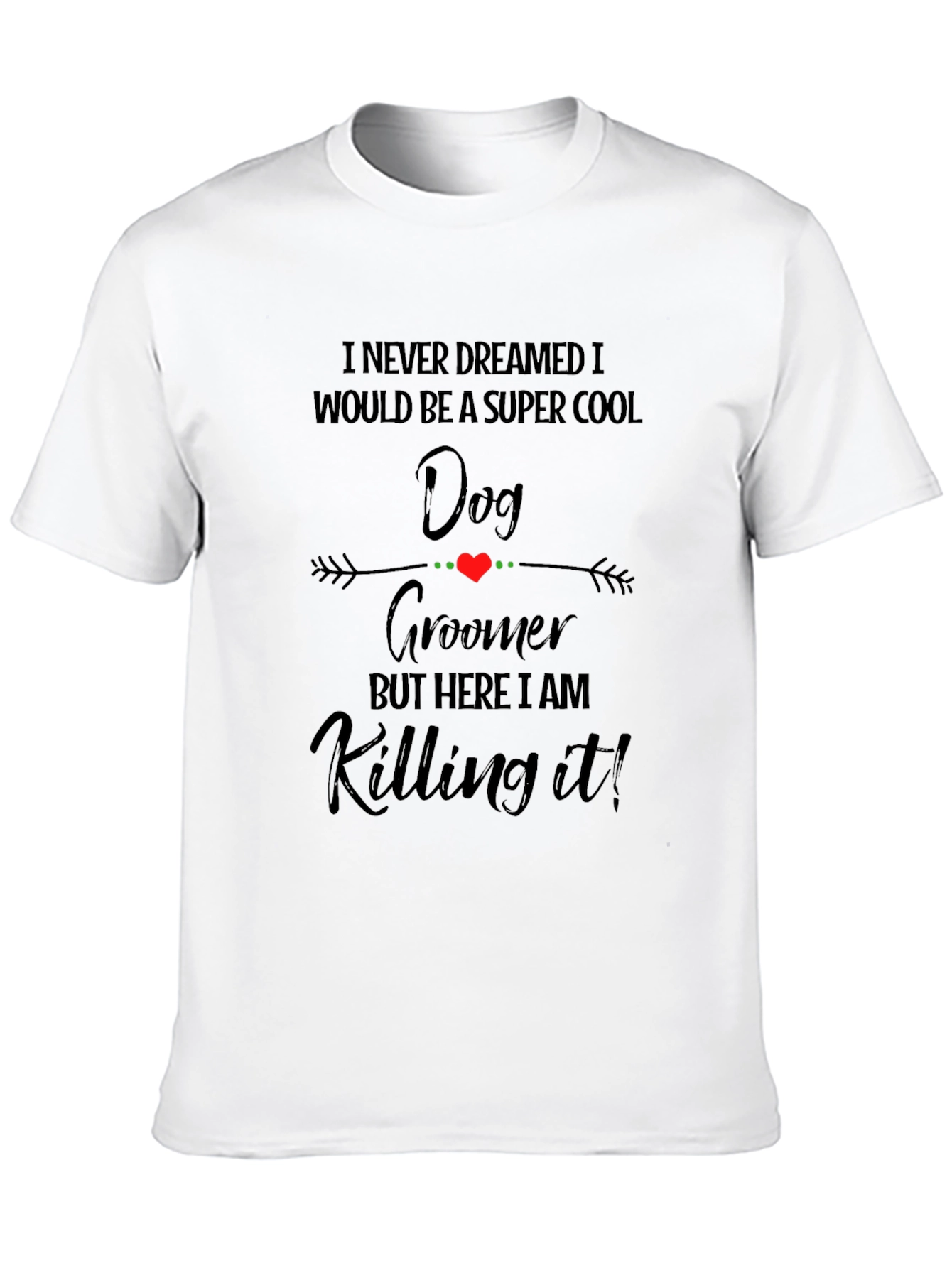 Cool Dog Groomer Black T-Shirt