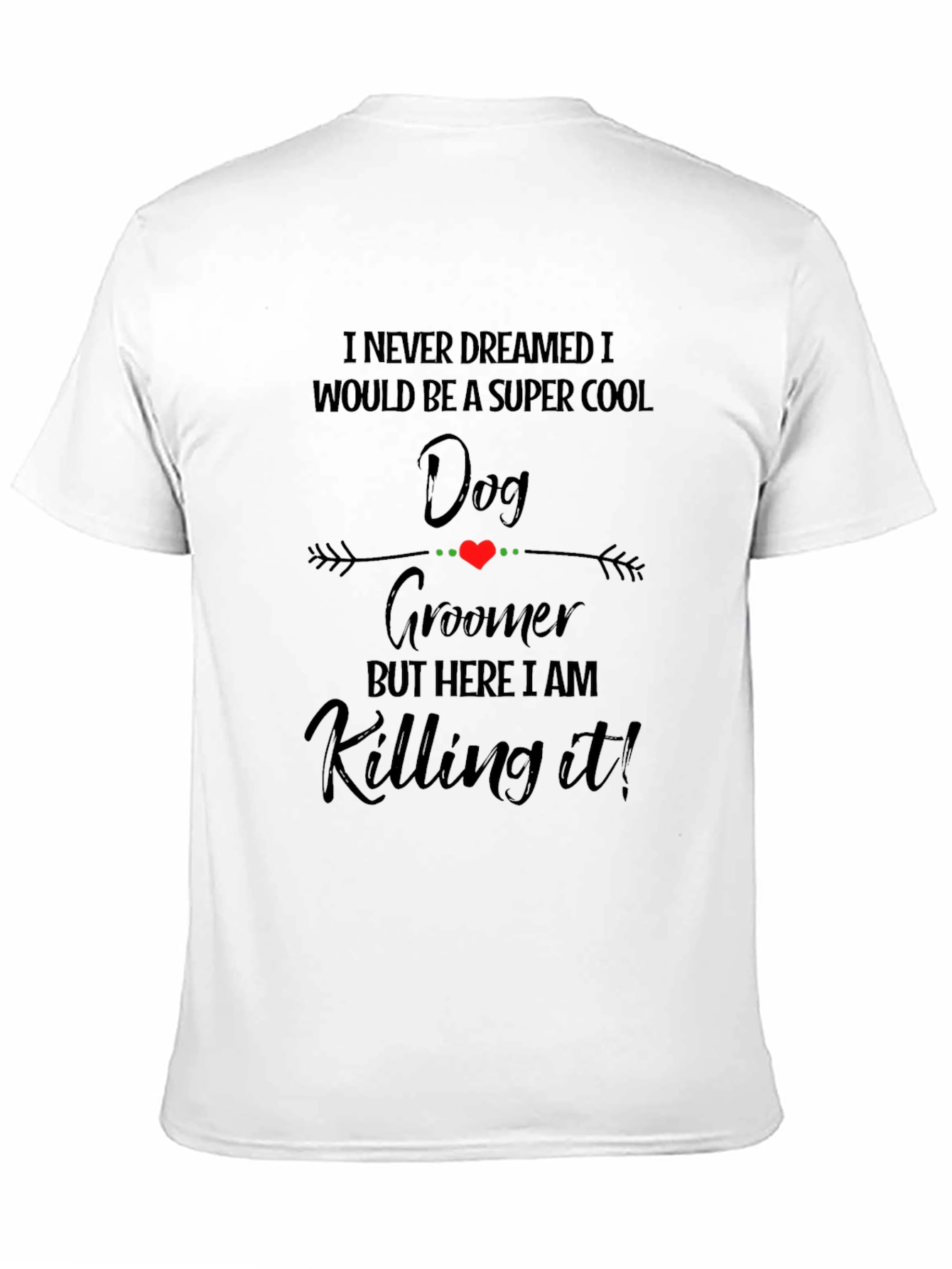 Cool Dog Groomer Black T-Shirt