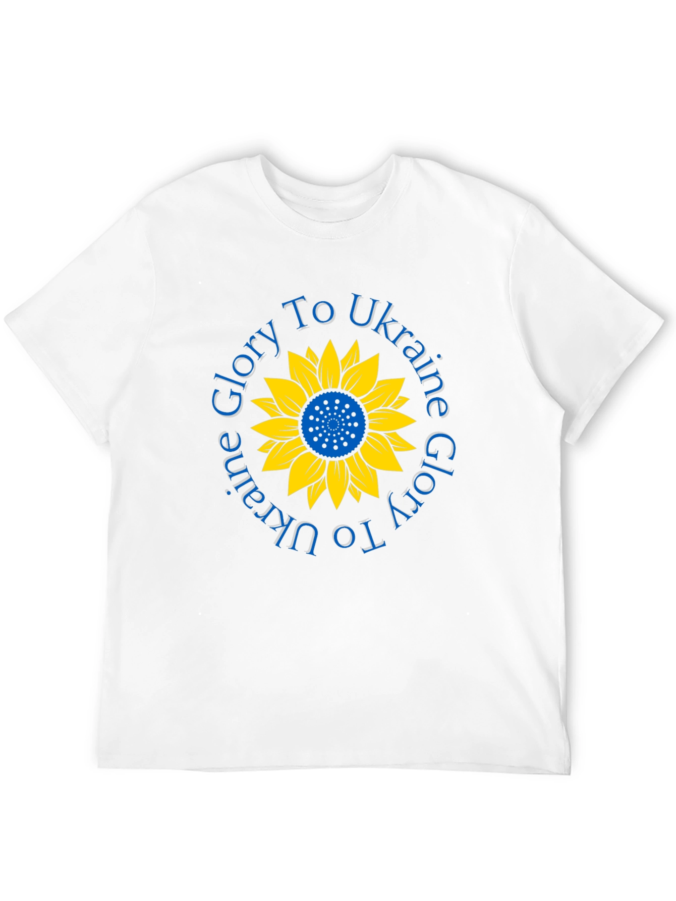 Glory to Ukraine Sunflower Graphic T-Shirt