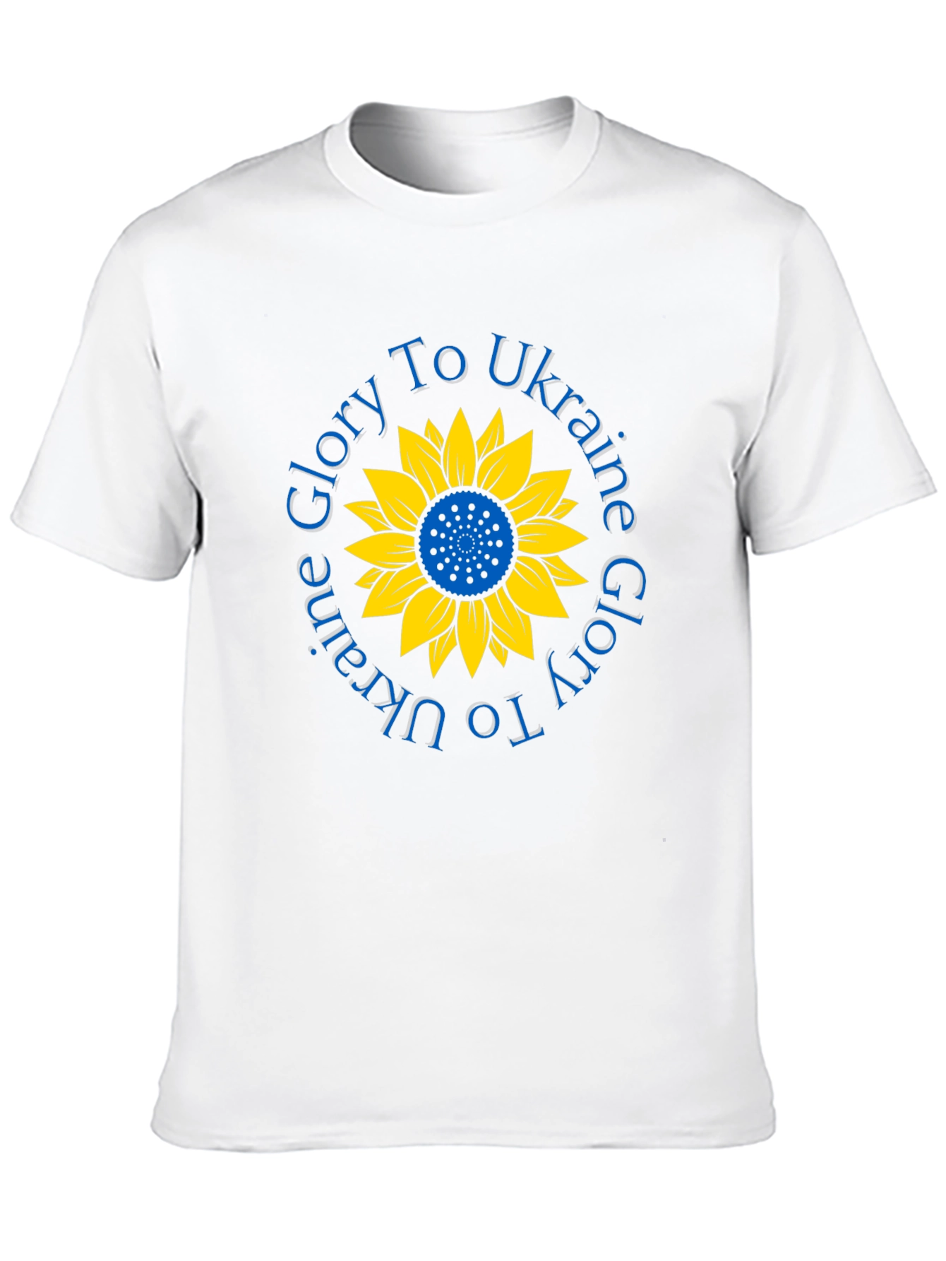 Glory to Ukraine Sunflower Graphic T-Shirt
