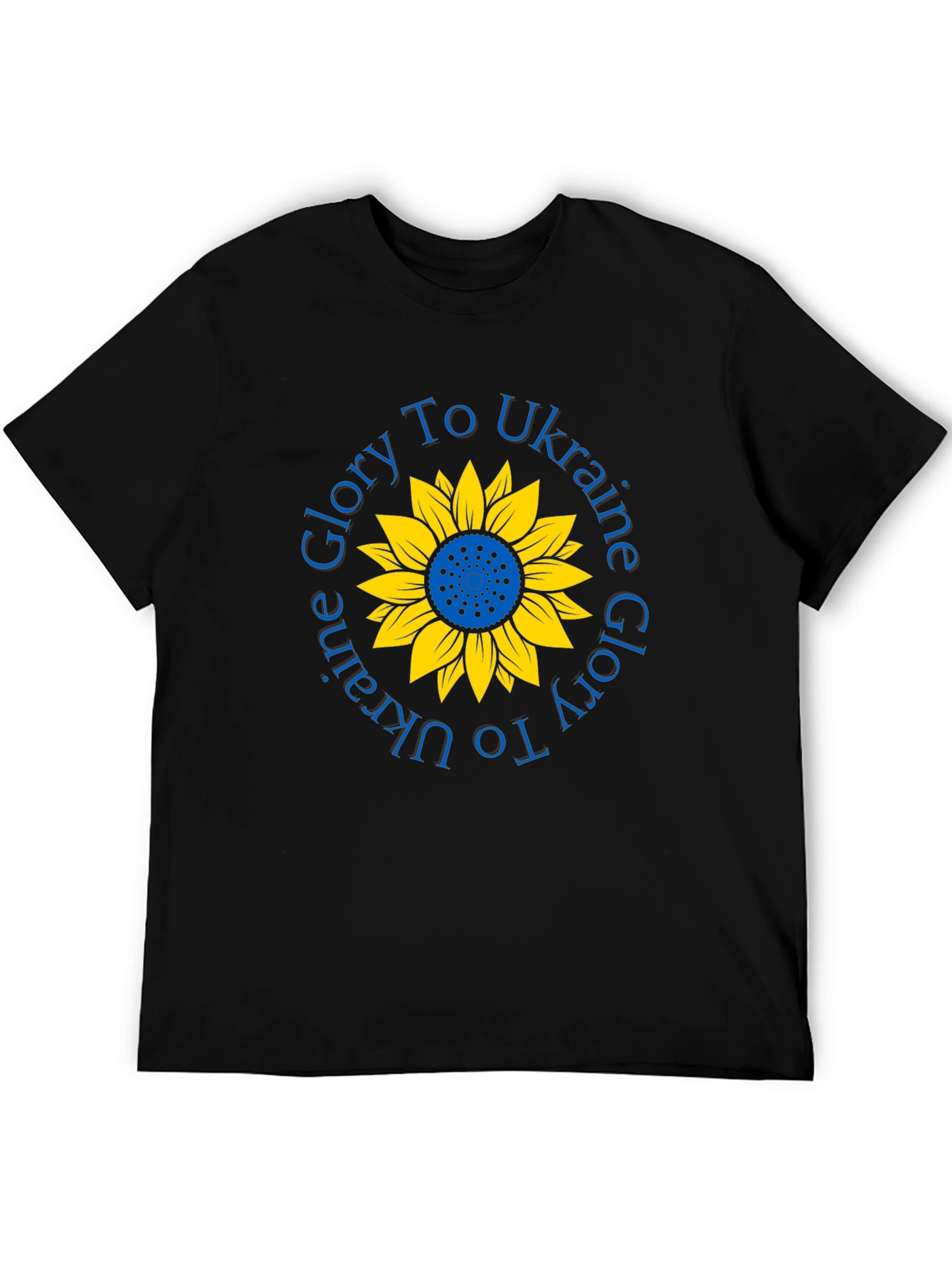 Glory to Ukraine Sunflower Graphic T-Shirt