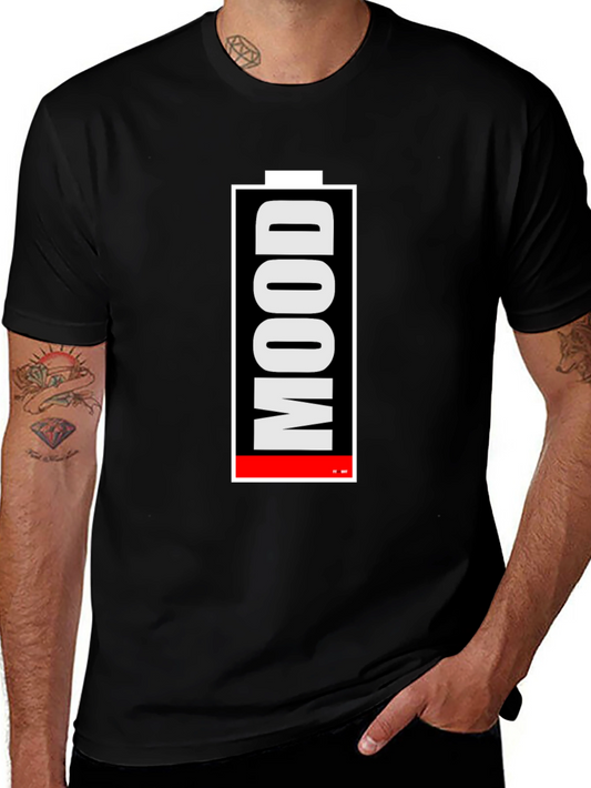 Mood Battery Graphic Tee - Black Short Sleeve