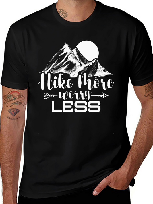 Hike More Worry Less Graphic T-Shirt