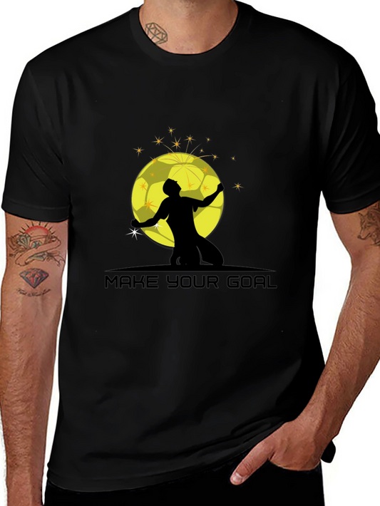 Make Your Goal Black Graphic T-Shirt