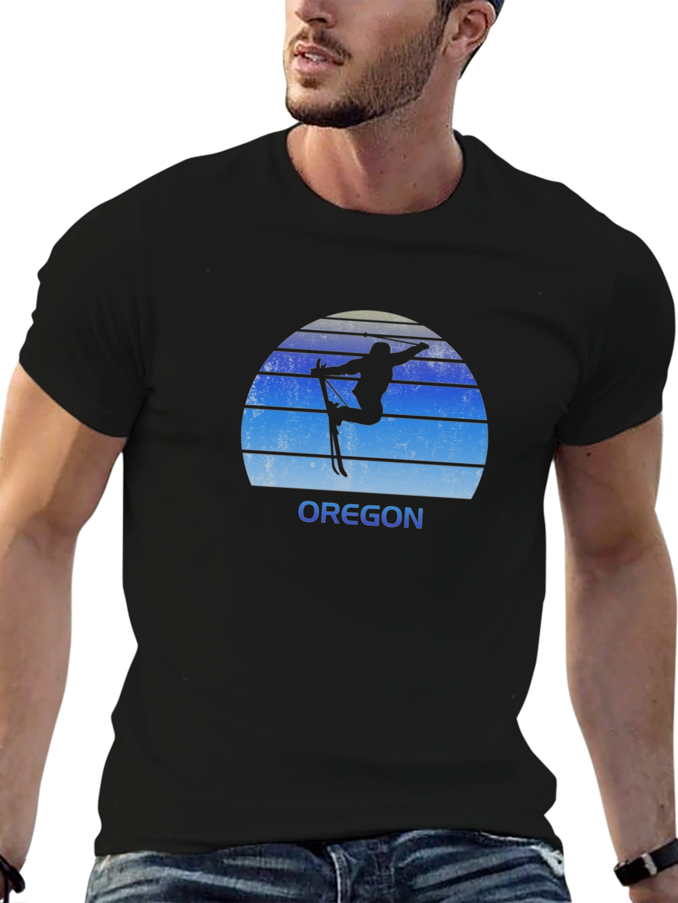 Oregon Ski T-Shirt: Retro Style