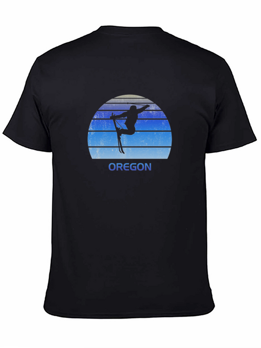 Oregon Ski T-Shirt: Retro Style