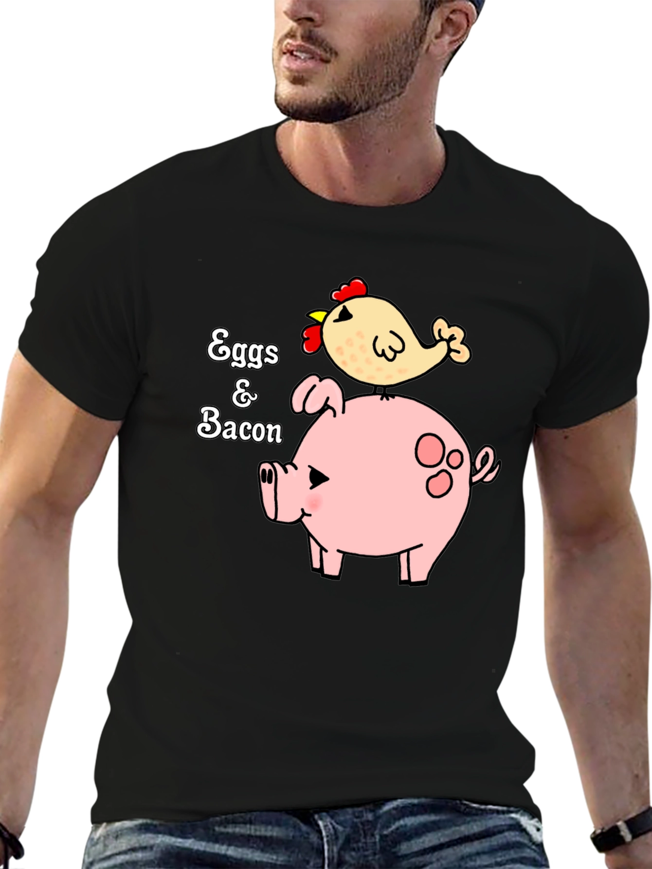 Eggs & Bacon Graphic Tee - Funny Breakfast T-Shirt