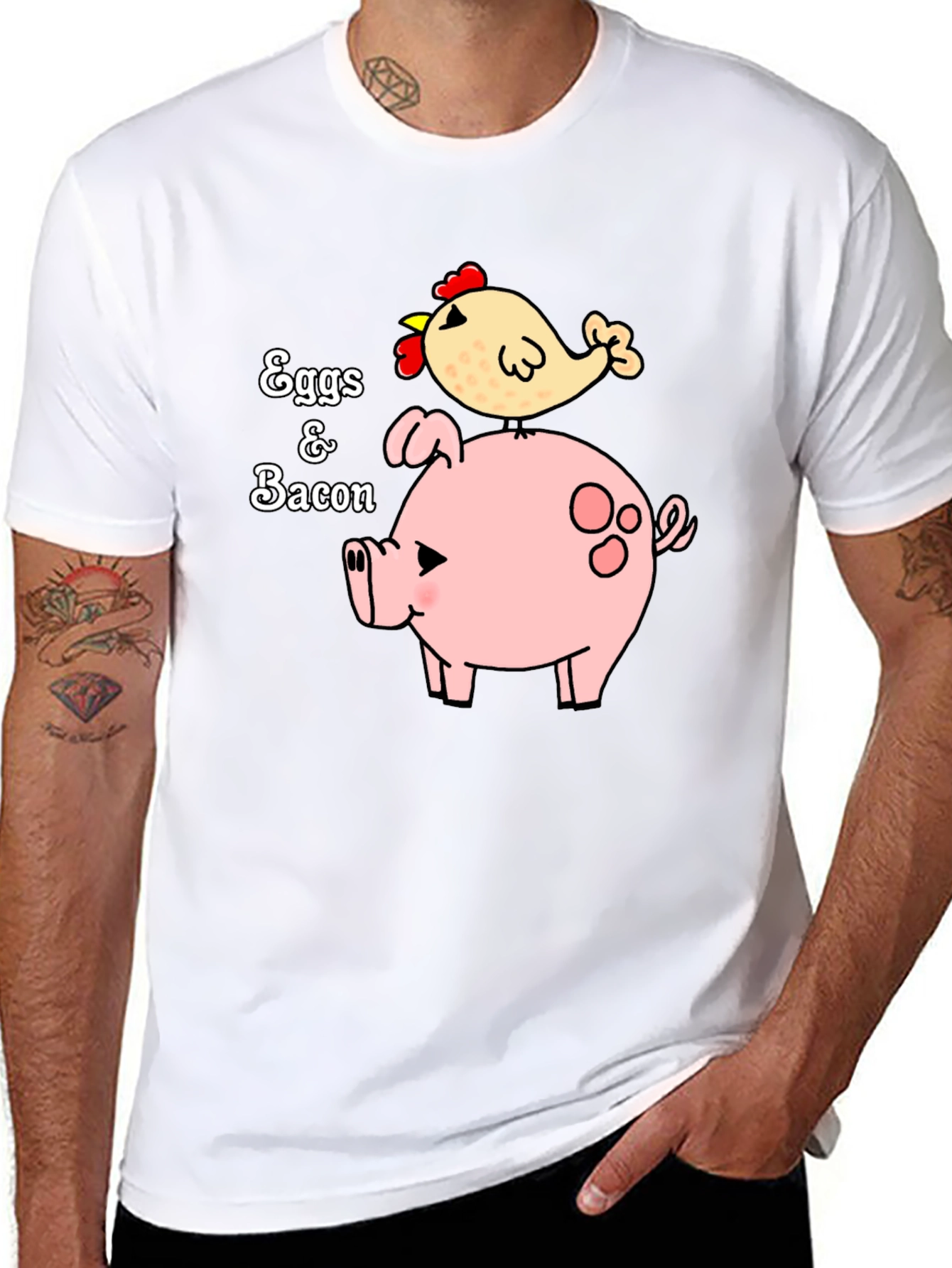 Eggs & Bacon Graphic Tee - Funny Breakfast T-Shirt