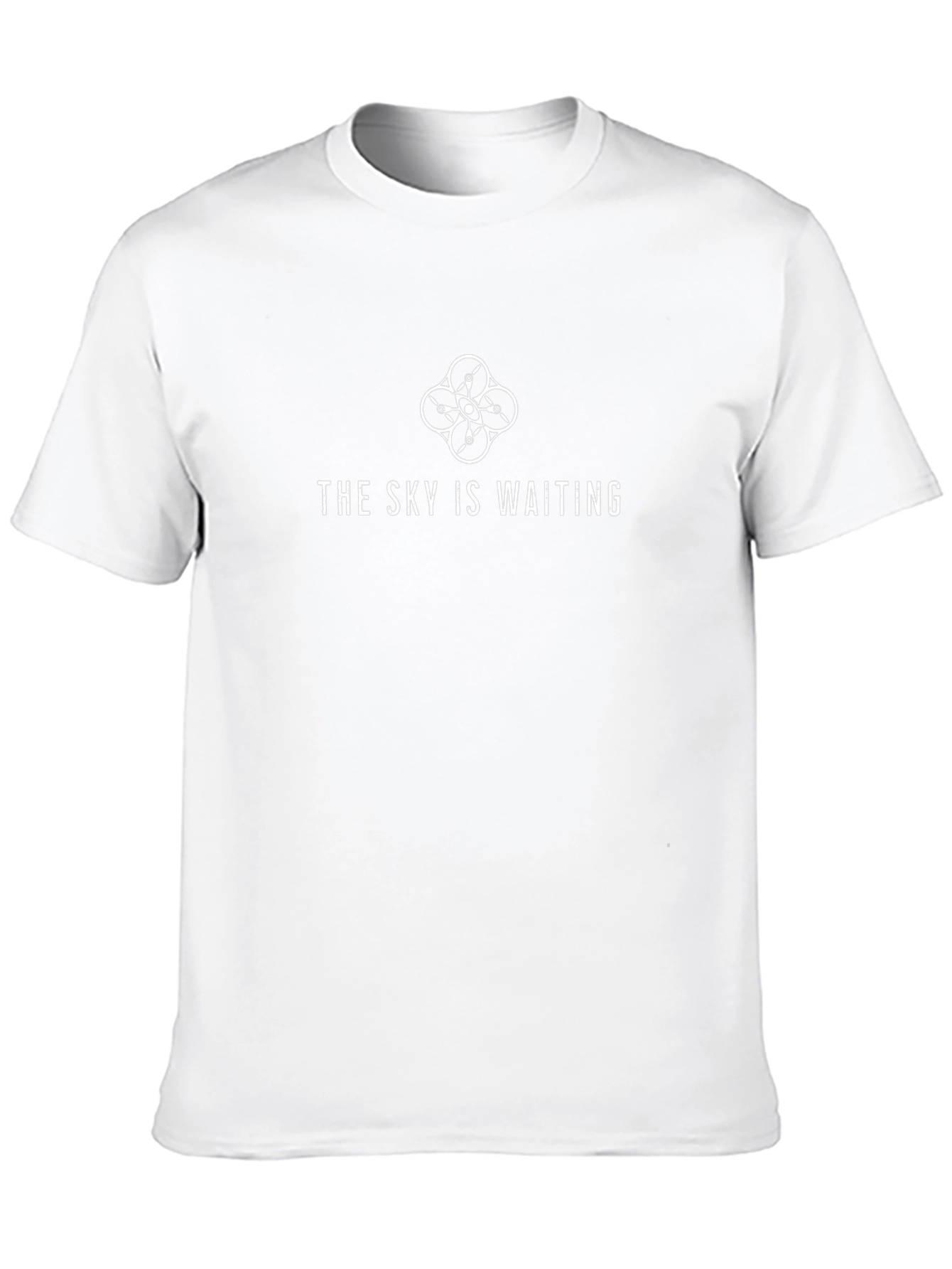 The Sky Is Waiting Drone T-Shirt - Black