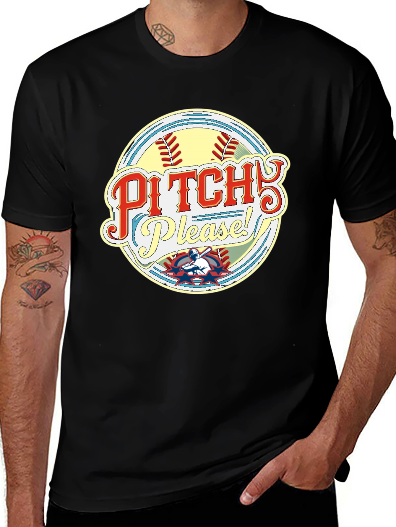 Pitch Please Baseball T-Shirt