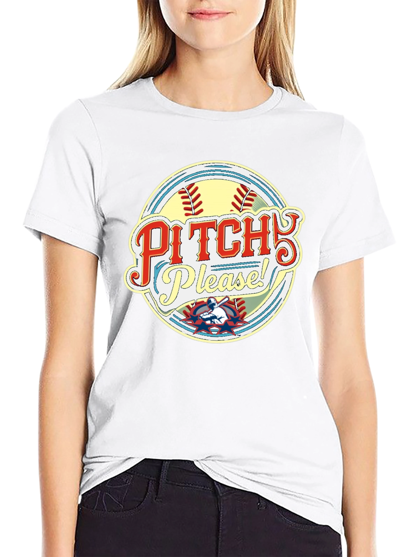 Pitch Please Baseball T-Shirt