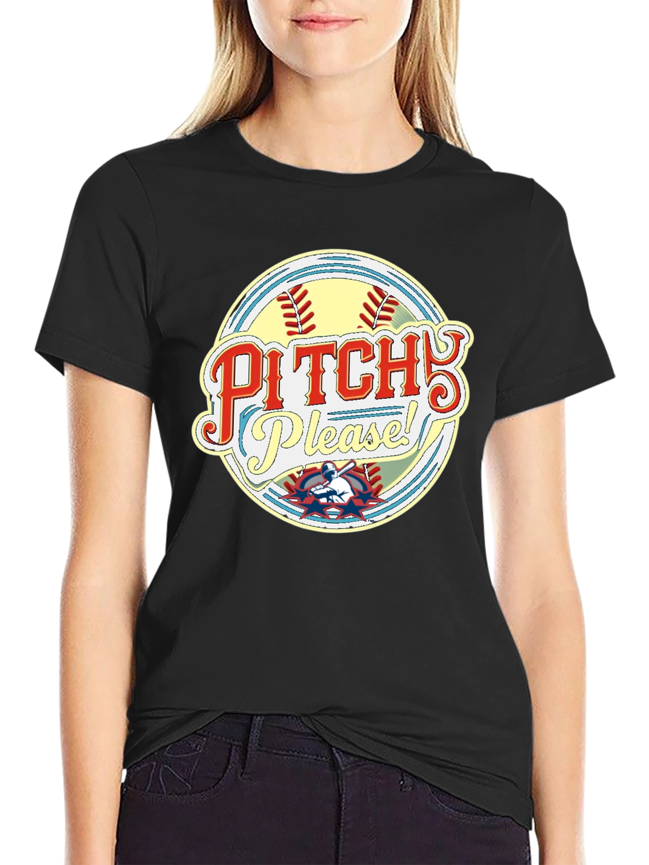 Pitch Please Baseball T-Shirt
